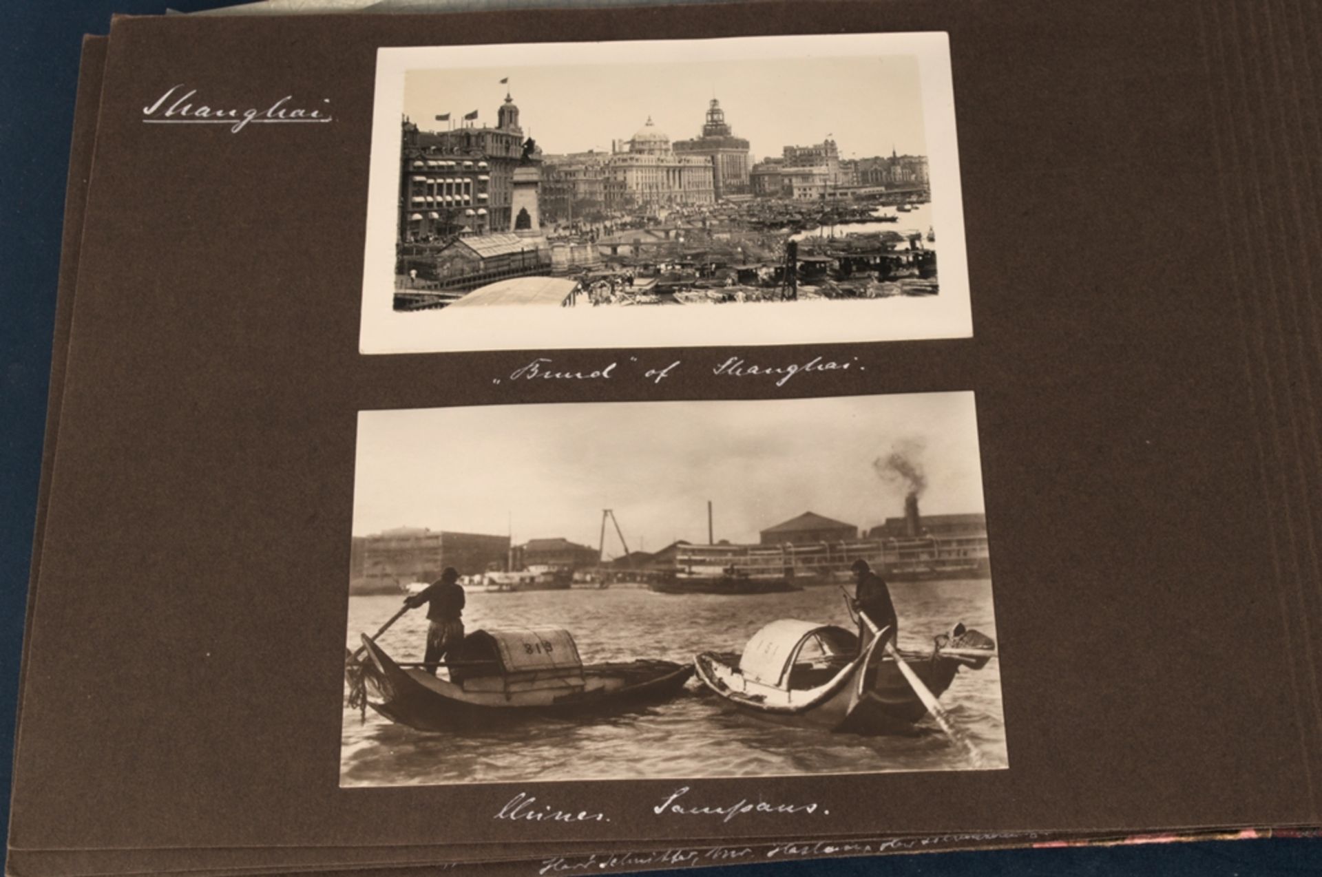"Meine Ostasien- Seereise" von 1927 - 1928 auf der "M.S. Vogtland". Fotoalbum mit insgesamt ca. - Image 13 of 25