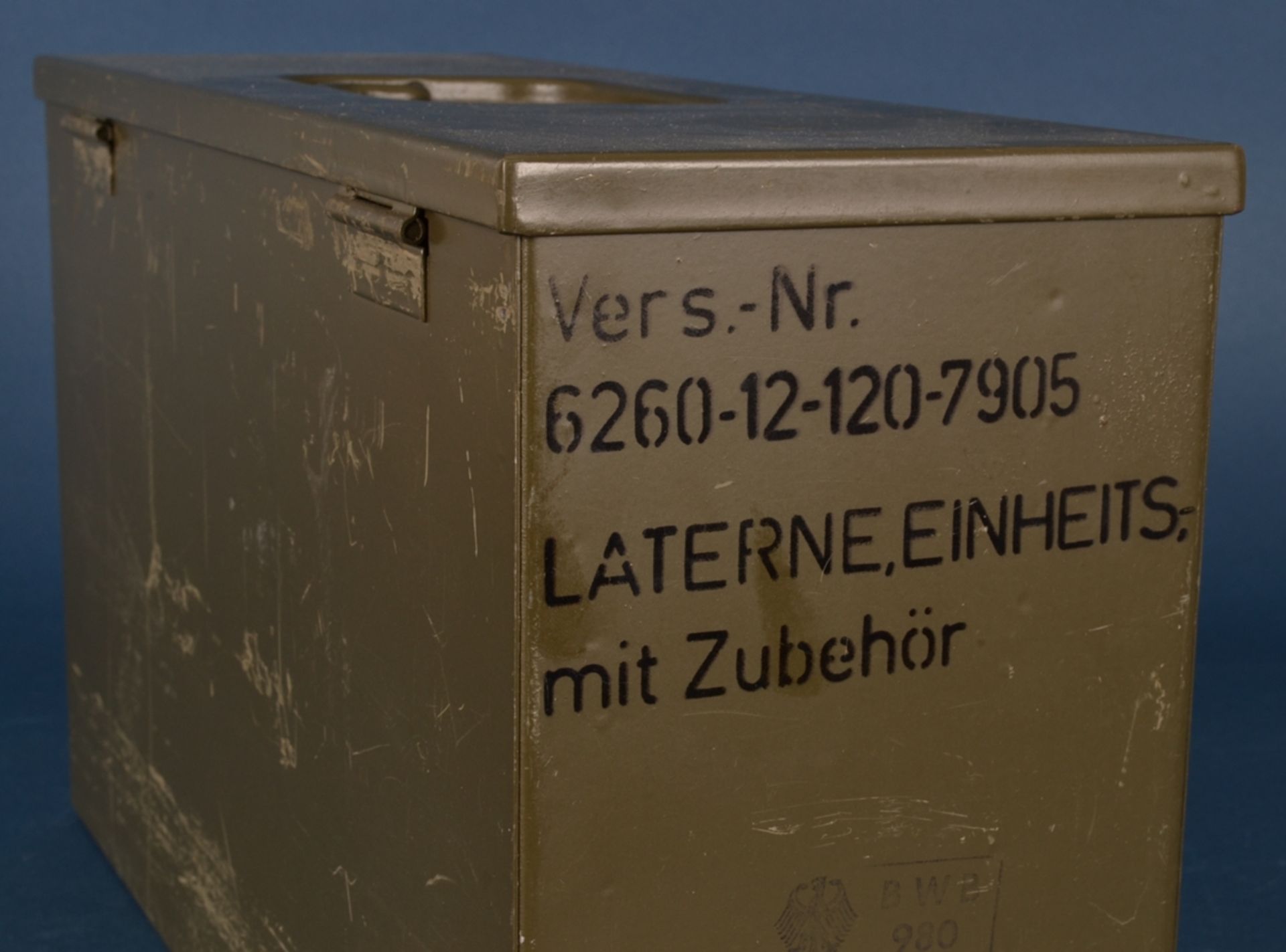 Original Bundeswehr "Einheitslaterne", Vers.-Nr. 6260 - 12 - 120 - 7905, ungebraucht. Laterne - Image 3 of 9