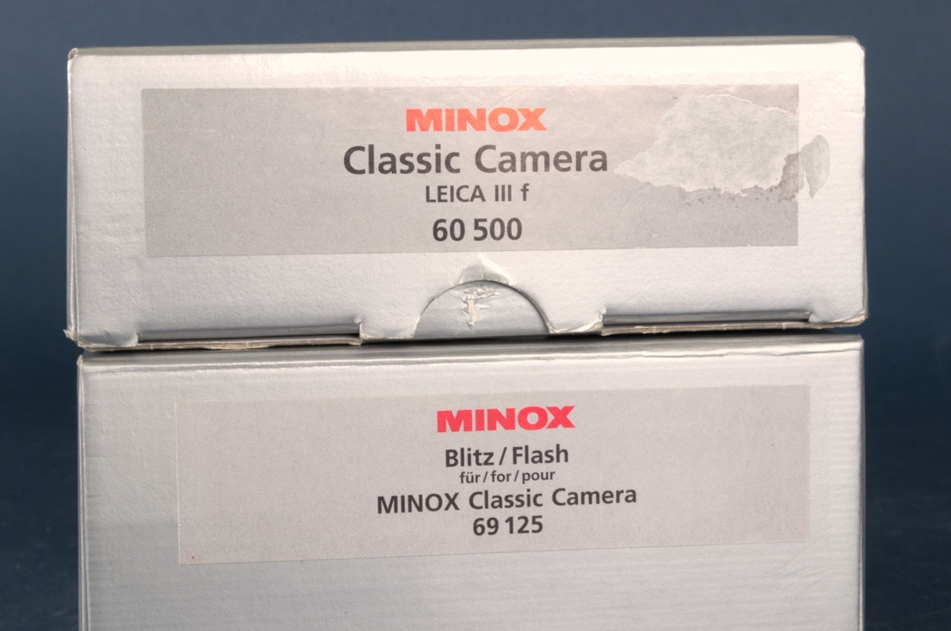 MINOX CLASSIC CAMERA LEICA III F mit passender Blitzapparatur - analoge Rollfilmkamera, Modellno. - Image 13 of 13