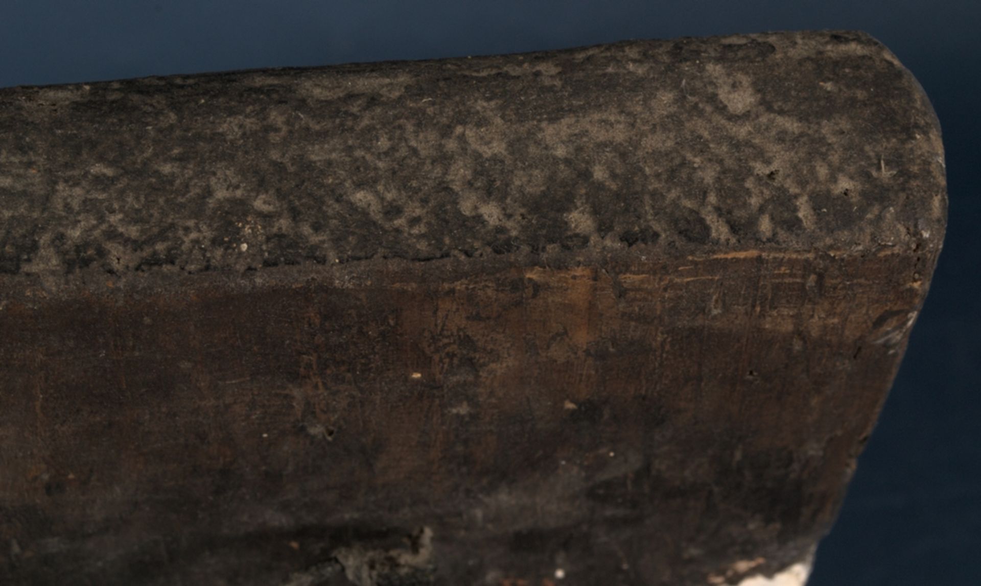Alte oder antike, wohl griechische Ikone, 19./20. Jhd., Holztafel ca. 36,5 x 30 cm. "Maria mit dem - Bild 14 aus 14