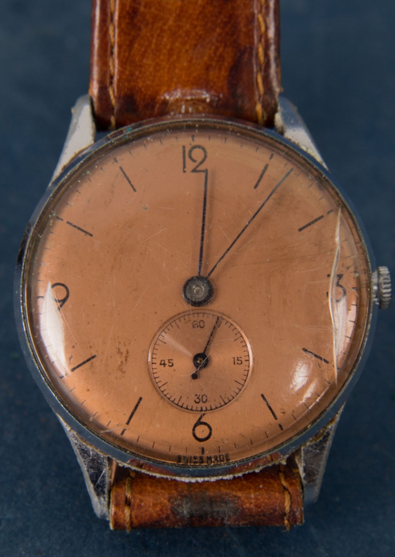 5teiliges Konvolut alter/ antiker Armbanduhren (4) und 1x Damentaschenuhr, 800er Silber. Versch. - Image 2 of 6