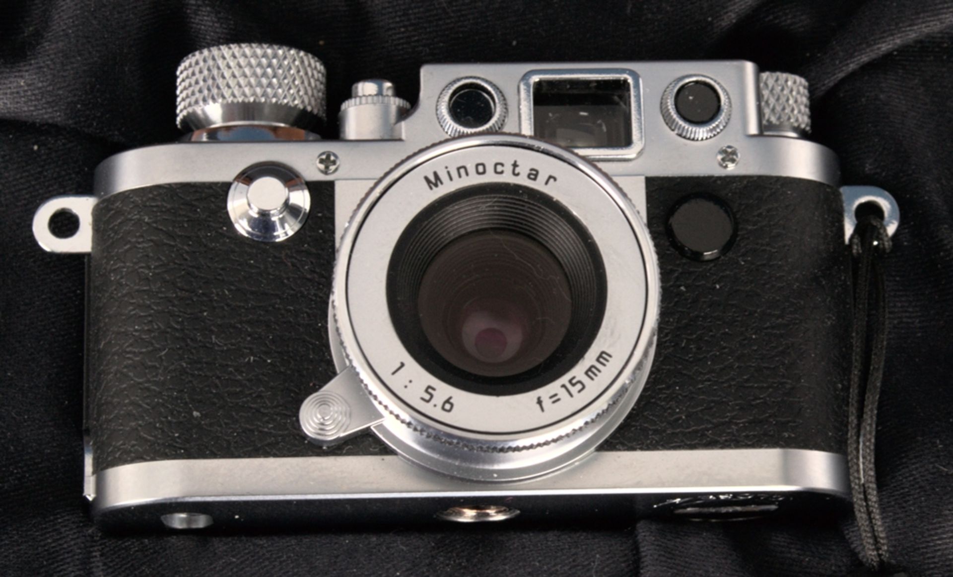 MINOX CLASSIC CAMERA LEICA III F mit passender Blitzapparatur - analoge Rollfilmkamera, Modellno. - Image 3 of 13