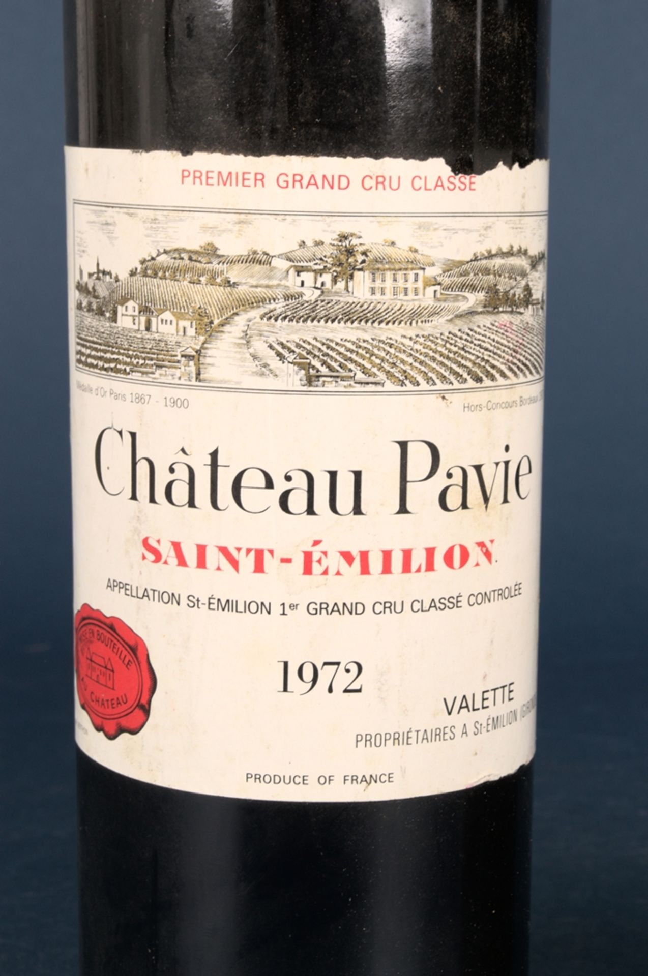 2x 1972er "Chateau Pavie", Saint Emilion 1er Grand Cru Classe, französ. Rotwein. Ungeöffnete - Image 2 of 6