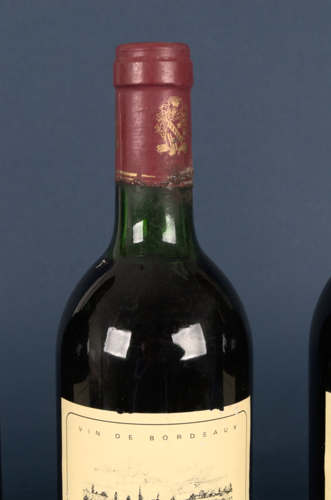 5 Flaschen Rotwein 1986er "Chateau La Fleur David " - Bordeaux. Leicht differierende Füllstände; 0, - Image 7 of 21