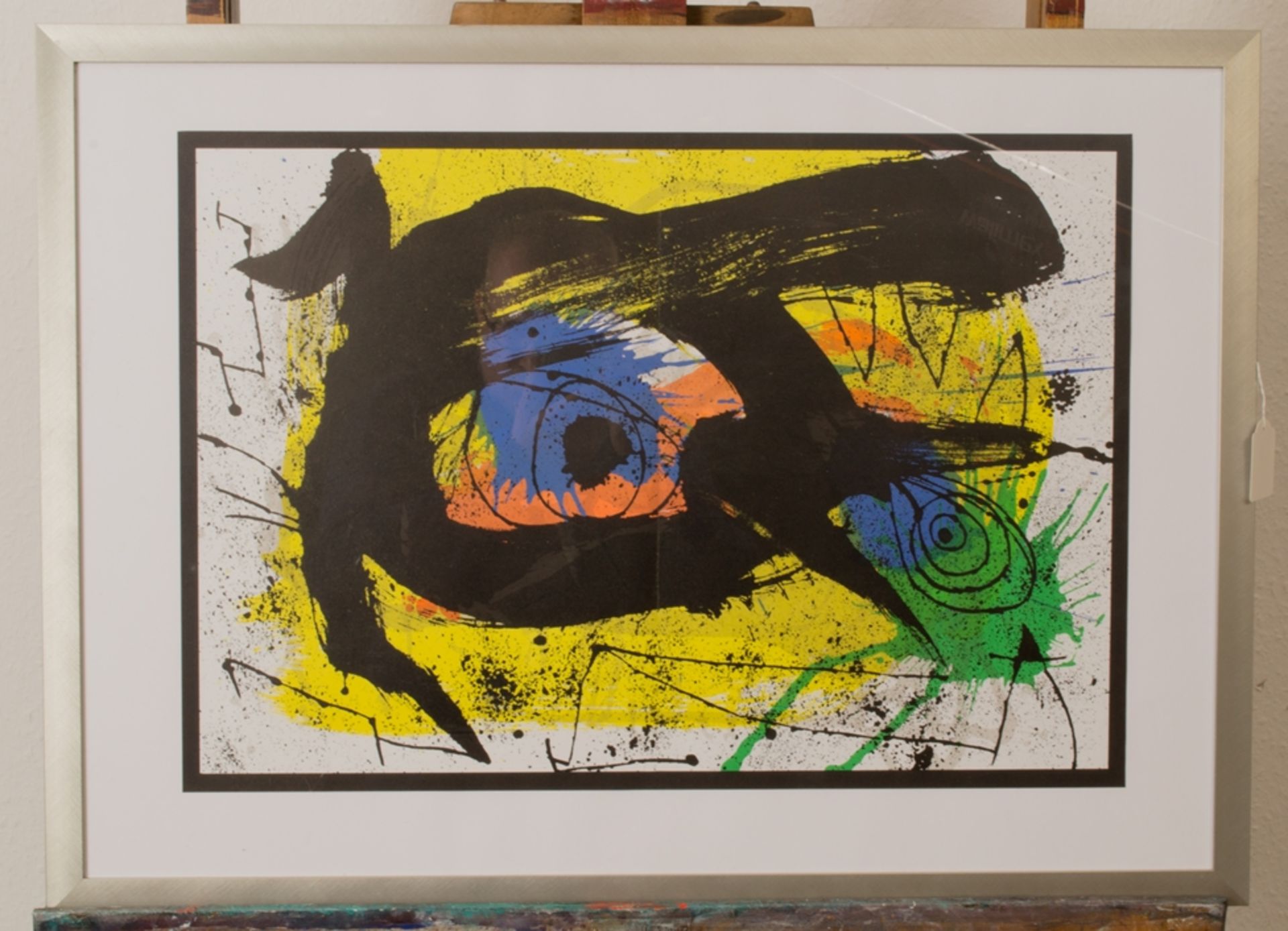 Joan MIRO Original - Lithographie von 1973. Umschalgblatt aus "Derriere Le Miroir Nr. 203 WVZ Cramer