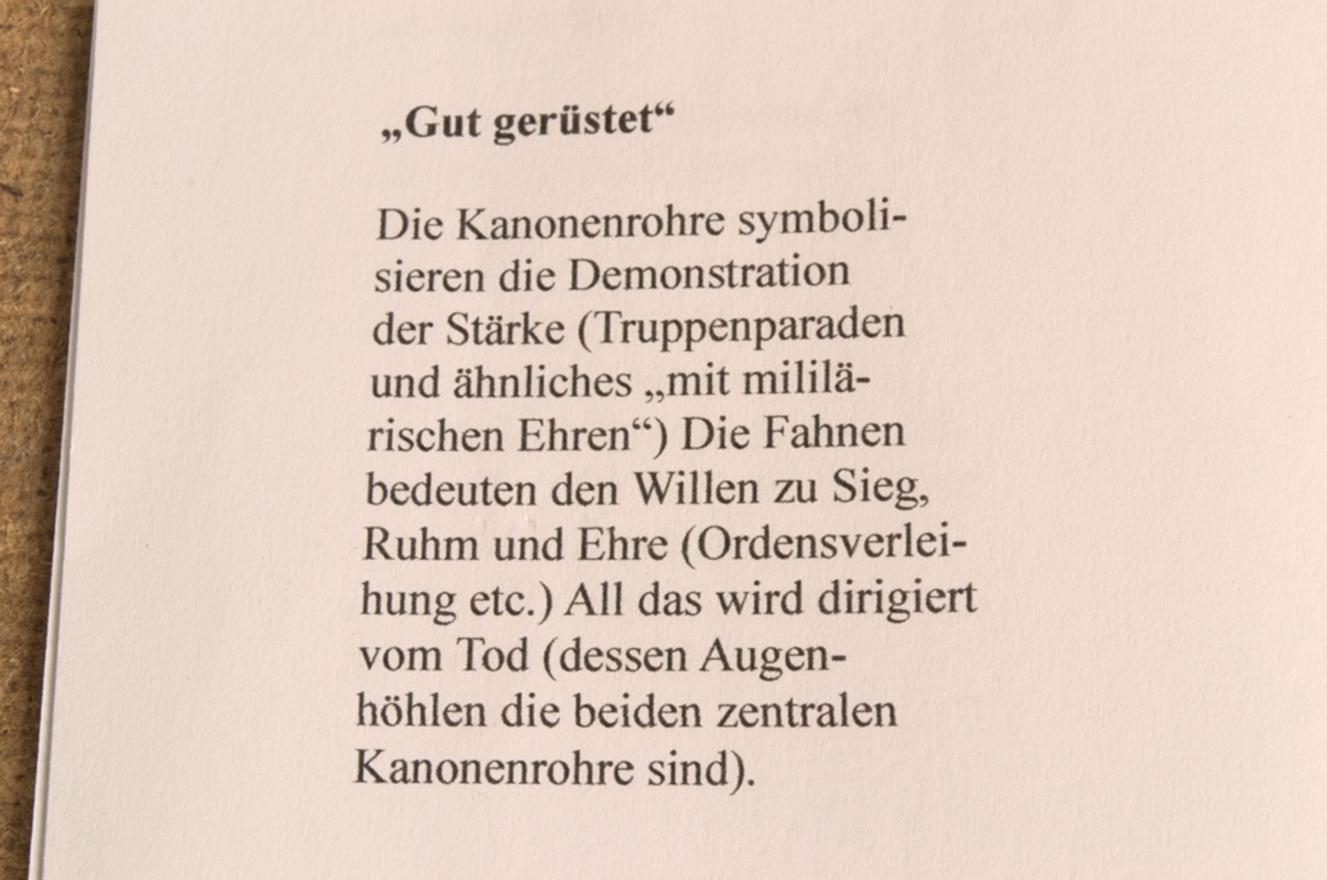 Walther Schrammen: 3 Windbretter am Knochenhauer Amtshaus in Hildesheim. Thema: "Krieg von 1994", - Image 9 of 10