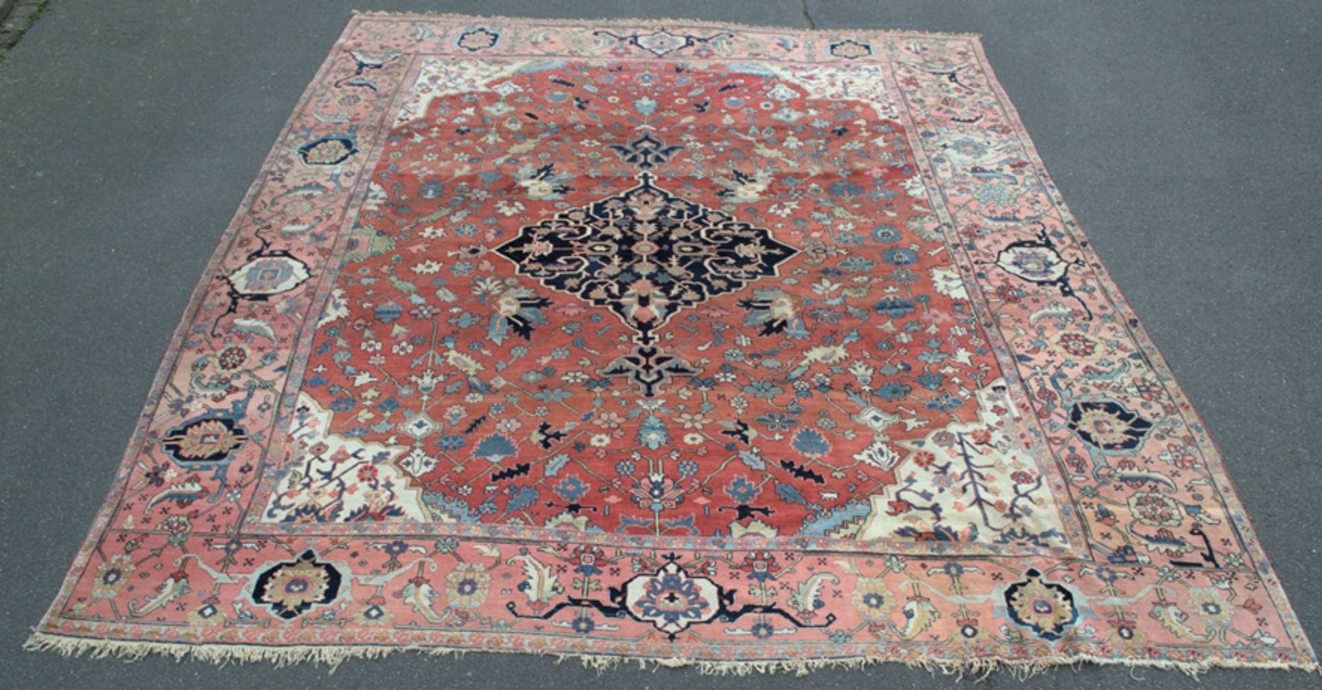 Antiker Teppich, Persien Anfang 20. Jhd. Schöner Erhalt, geringe Alters- & Gebrauchsspuren, wenige