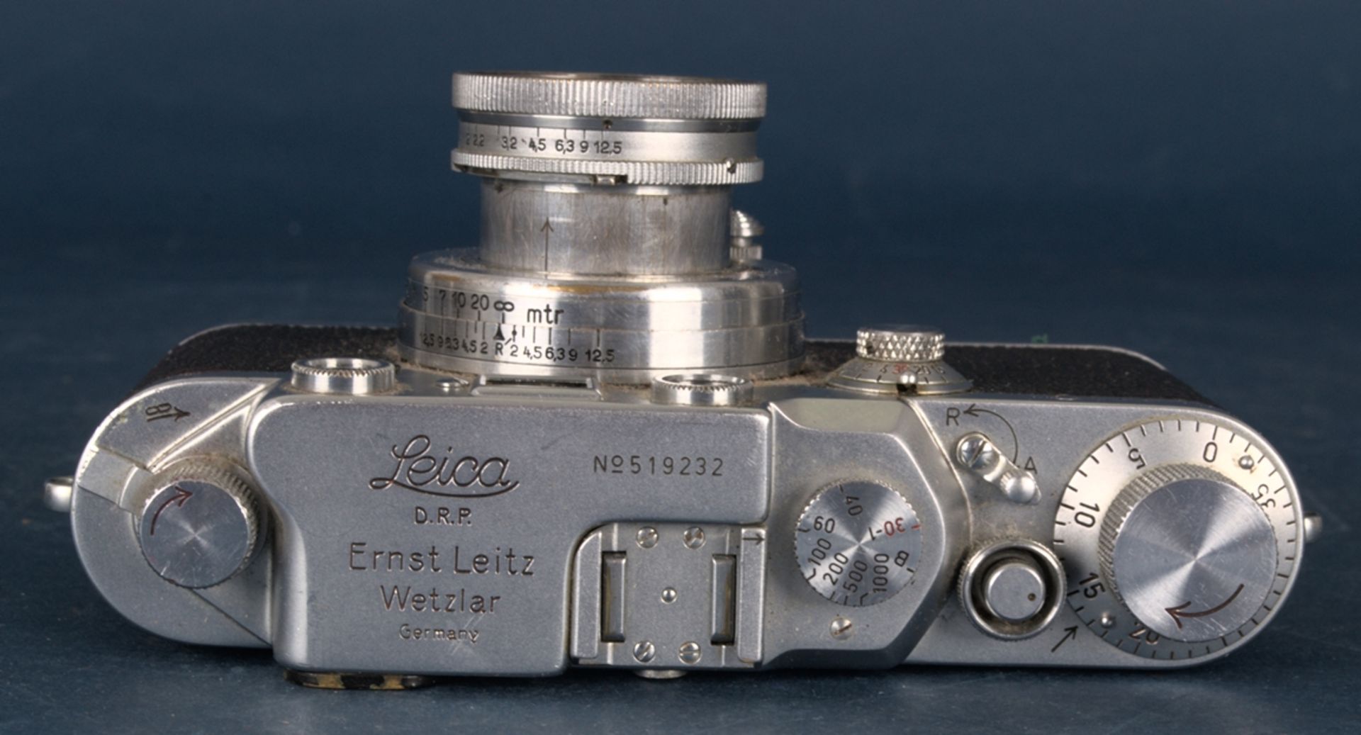 LEICA III C Photoapparat/ Photokamera mit Summar 1= 5 cm - 1:2 Objektiv von Ernst Leitz Wetzlar, No. - Image 9 of 14