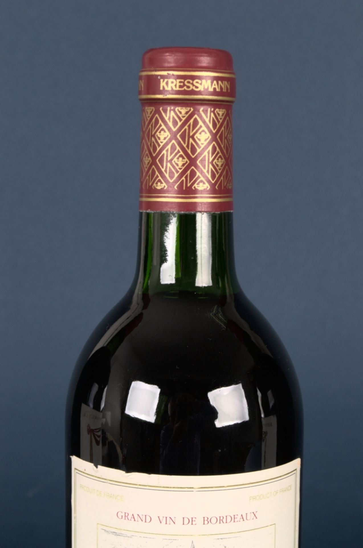 3 versch. französ. Rotweine, ungeöffnete 0,73 bis 0,75 l Flaschen, mit leicht differierenden - Bild 5 aus 9