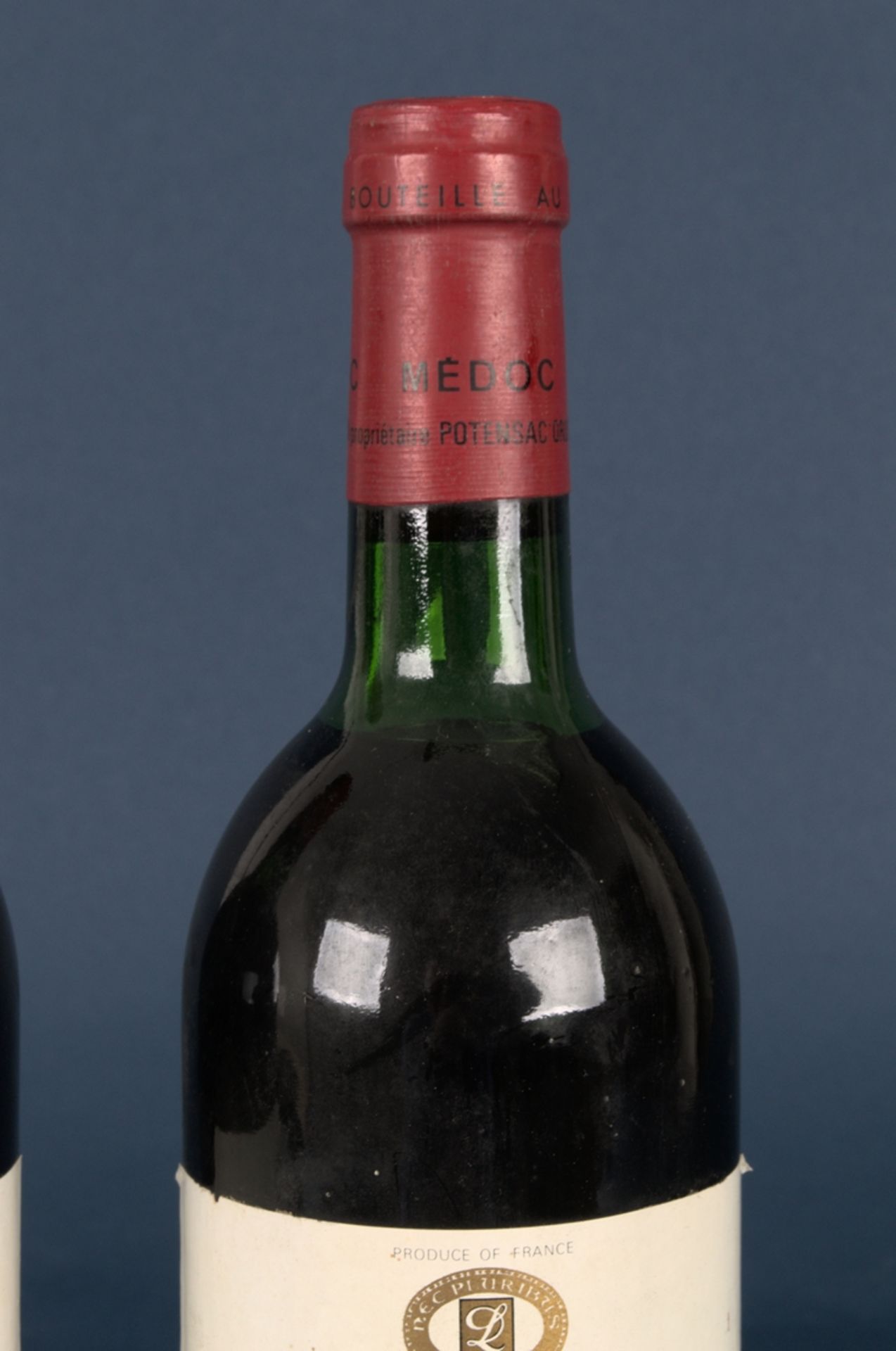 2 Flaschen Rotwein 1981er "Chateau Potensae", Medoc, Delon Liguard. 0,75 l Flaschen, ungeöffnet. - Image 6 of 8