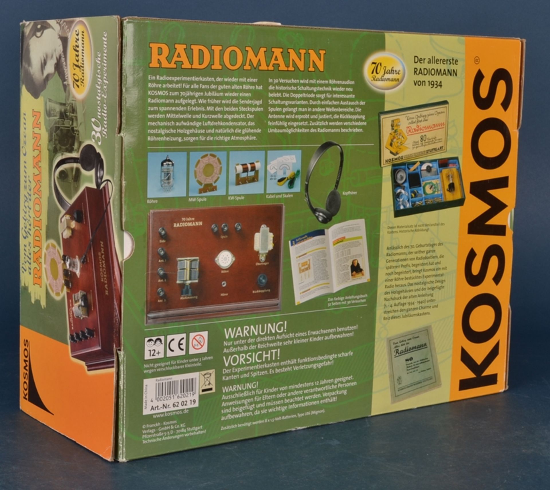 RADIOMANN - KOSMOS. Experimentierkasten 2004. Unbespielt, noch in Folie eingeschweißt, orig. - Bild 4 aus 6
