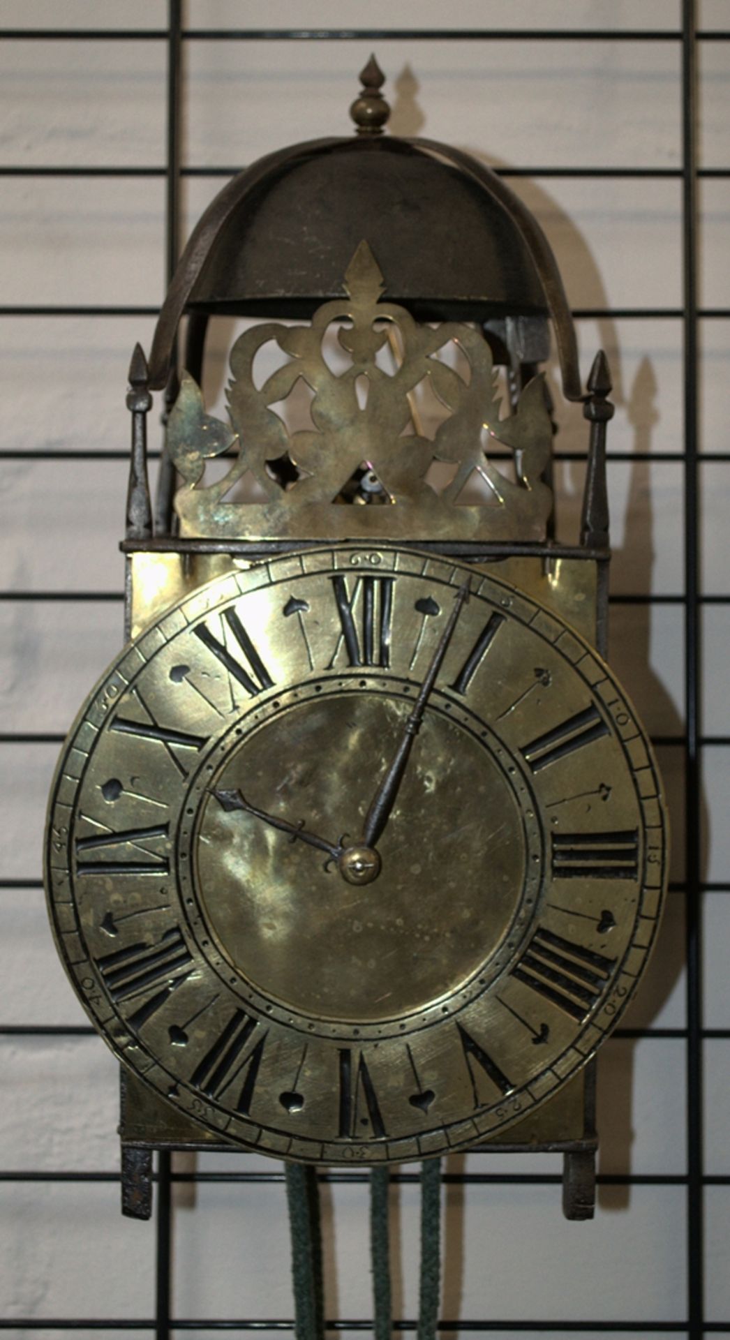 Antike englische LANTERN Clock des 19. Jhdts. Schweres geschmiedetes, von den Seiten einsehbares - Bild 4 aus 8