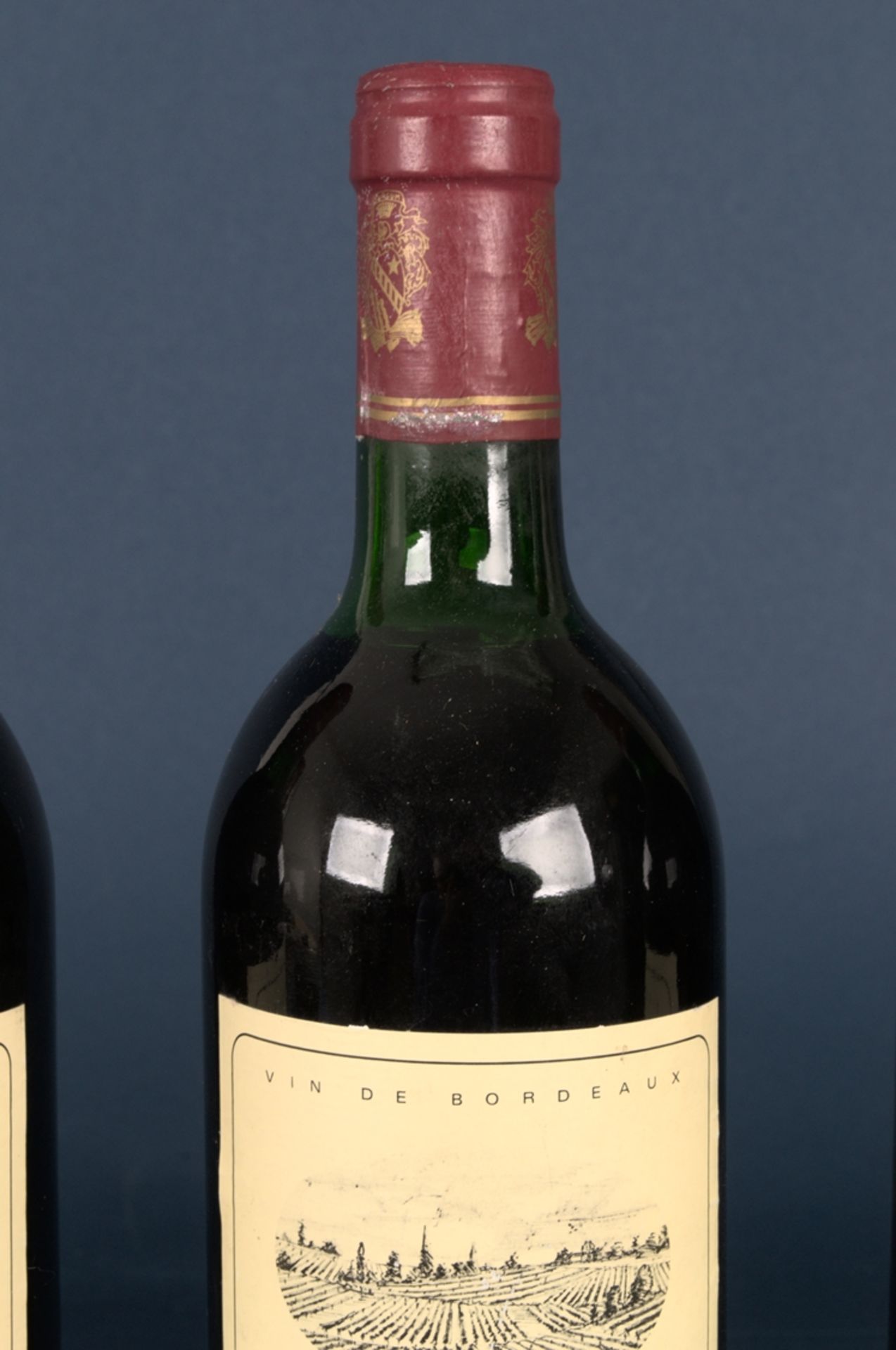 5 Flaschen Rotwein 1986er "Chateau La Fleur David " - Bordeaux. Leicht differierende Füllstände; 0, - Image 9 of 21