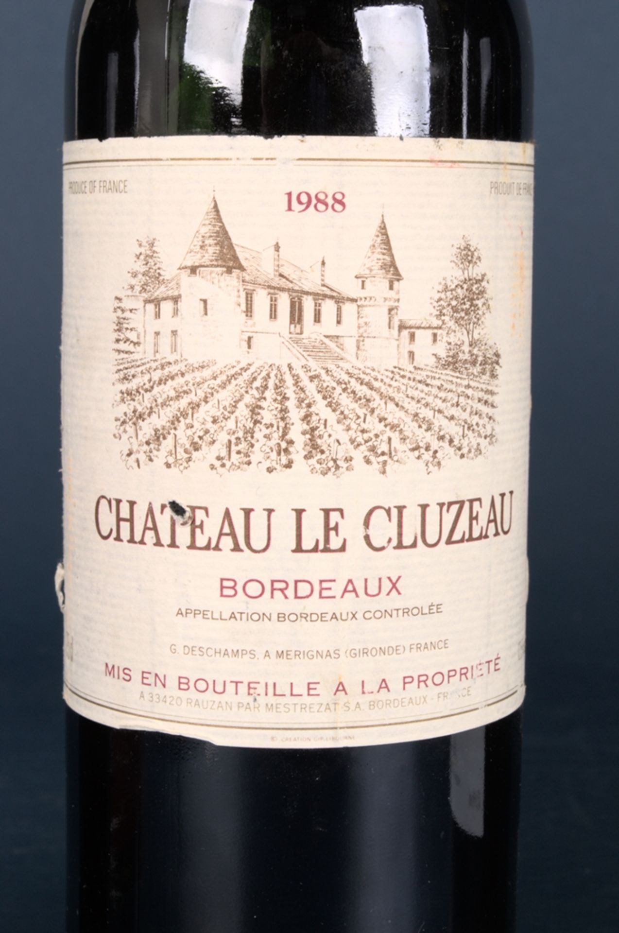 7 verschiedene Flaschen französische Rotweine: 1x 1983er "Chateau Le Couseiller", Bordeaux - Image 13 of 16