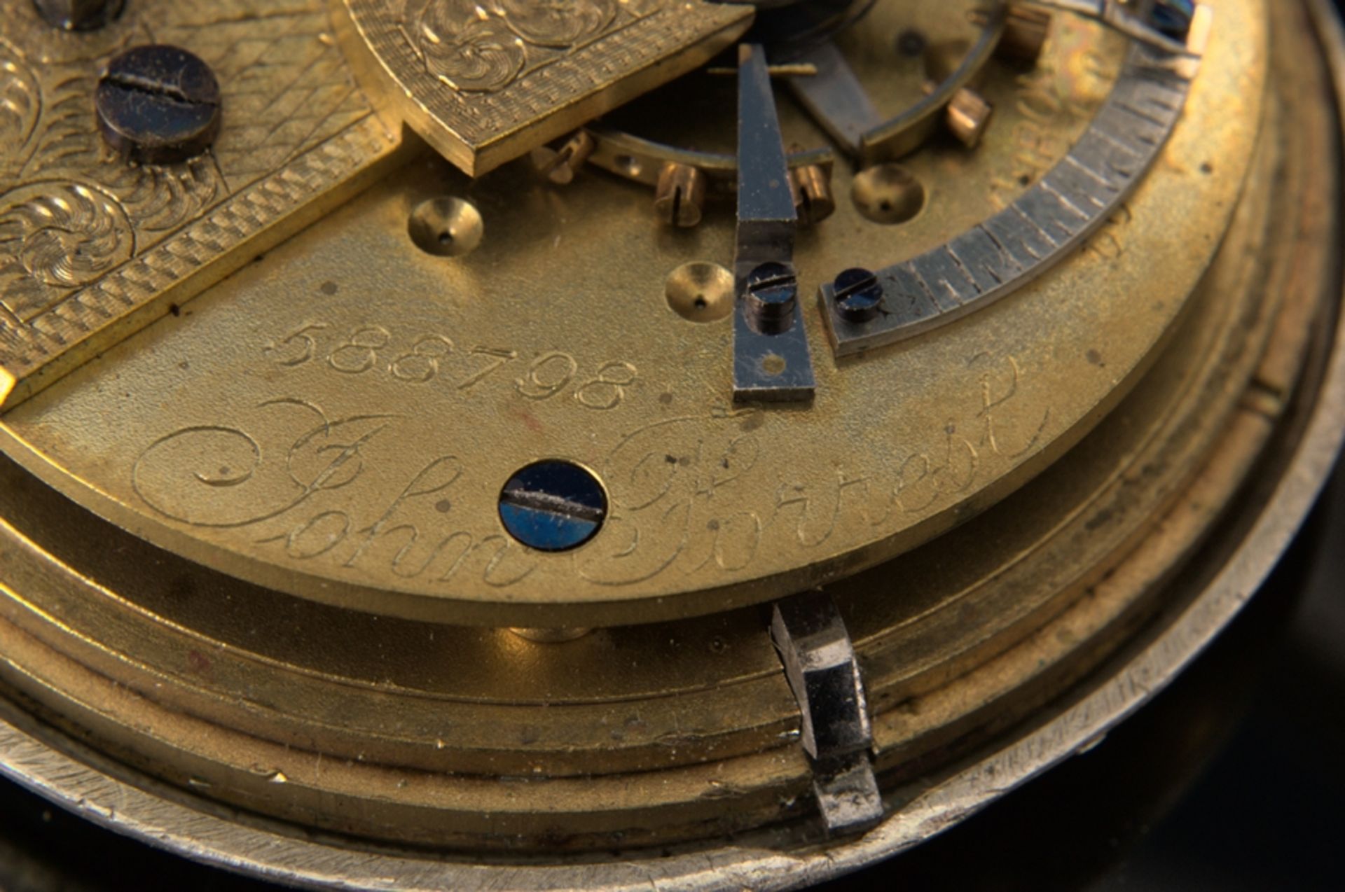 "John Forrest - Chronometermaker to the Admirality - London". Schwere englische Savonette - Bild 17 aus 19