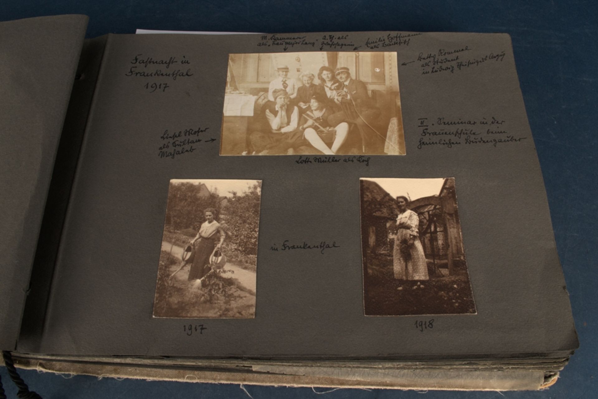 Antikes Photoalbum einer Verwandten des Manfred von Ribbentrop! Über 150 s/w Fotos, wenige - Image 3 of 7