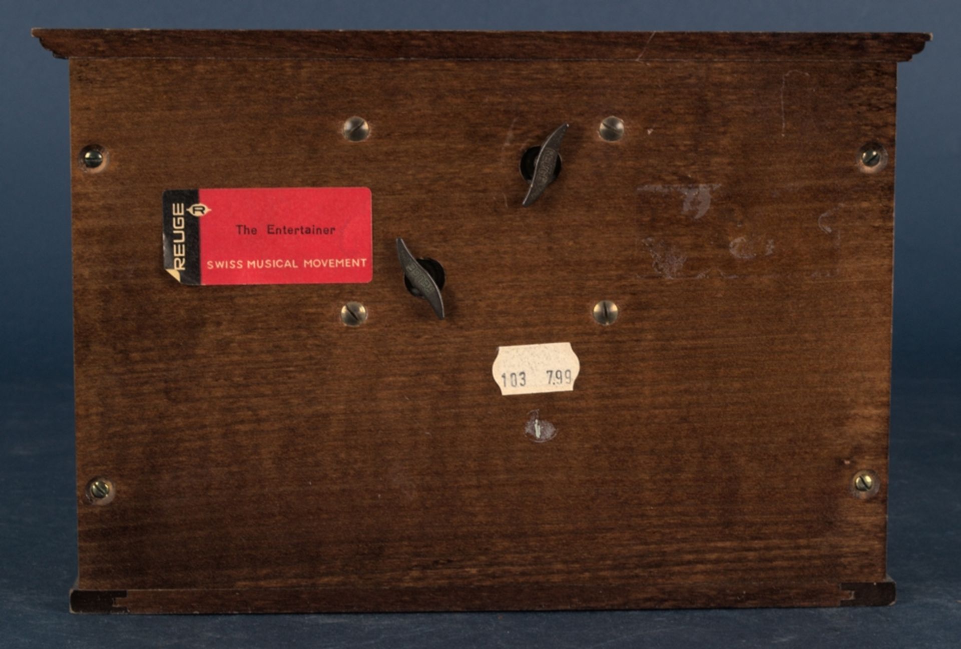 2teiliges Konvolut versch. Spieluhren, bestehend aus "junge Dame am Klavier" (Höhe ca. 15 cm, - Image 8 of 9