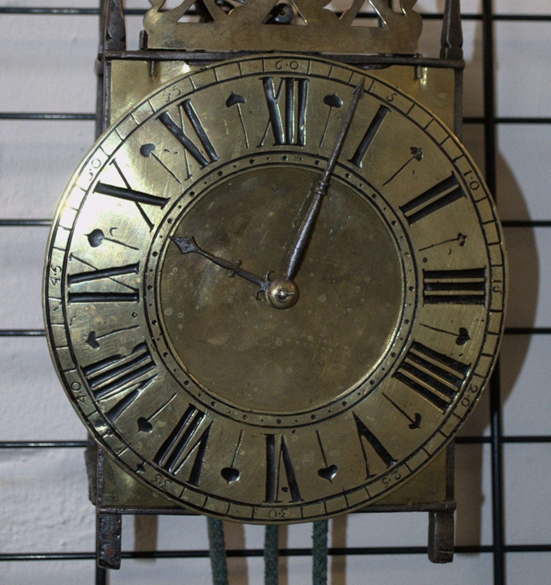 Antike englische LANTERN Clock des 19. Jhdts. Schweres geschmiedetes, von den Seiten einsehbares - Bild 5 aus 8