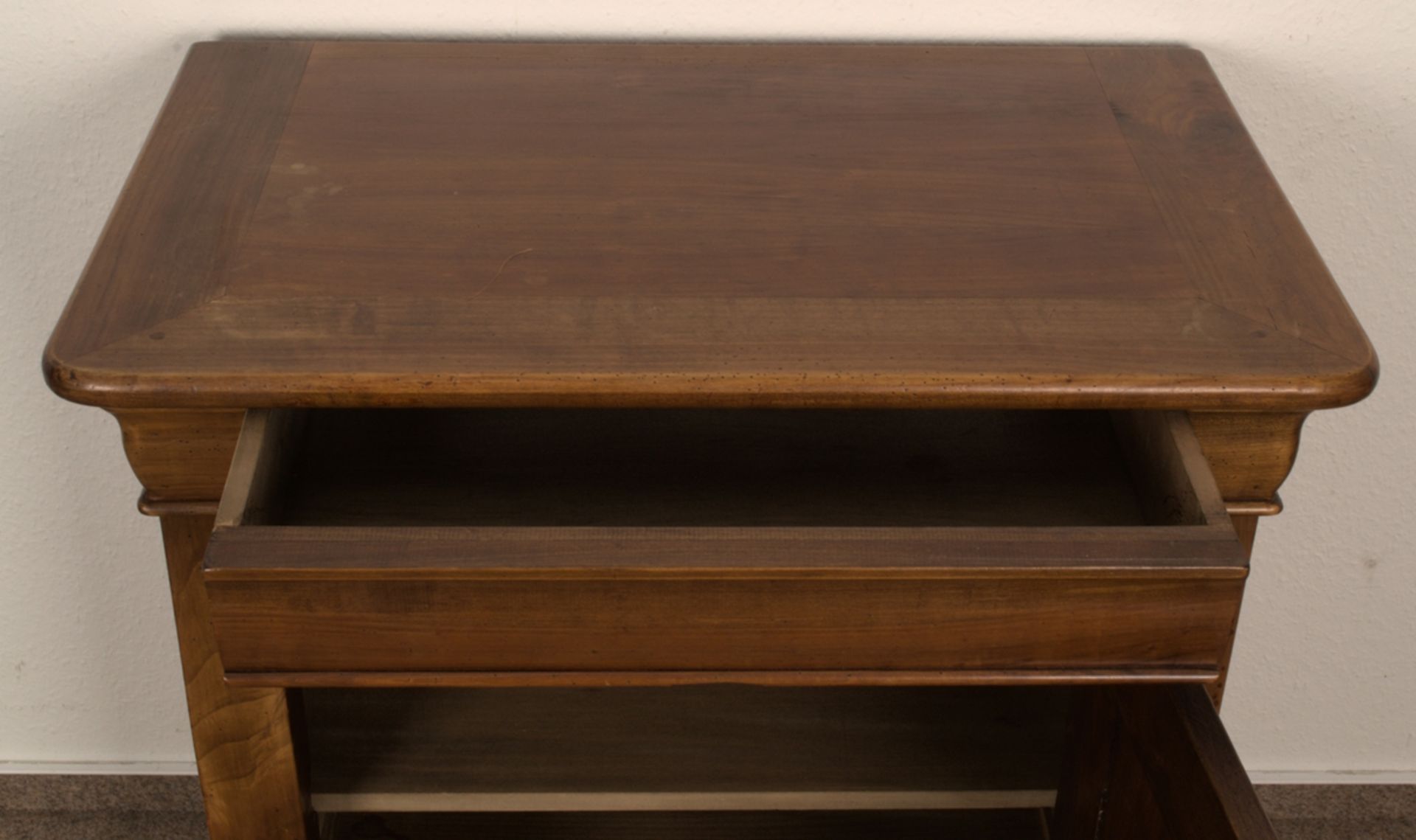 Eintüriges Kommodenschränkchen, sog. Halbschrank, Kirschbaum, Stil Biedermeier/Stil Charles X, - Image 9 of 14