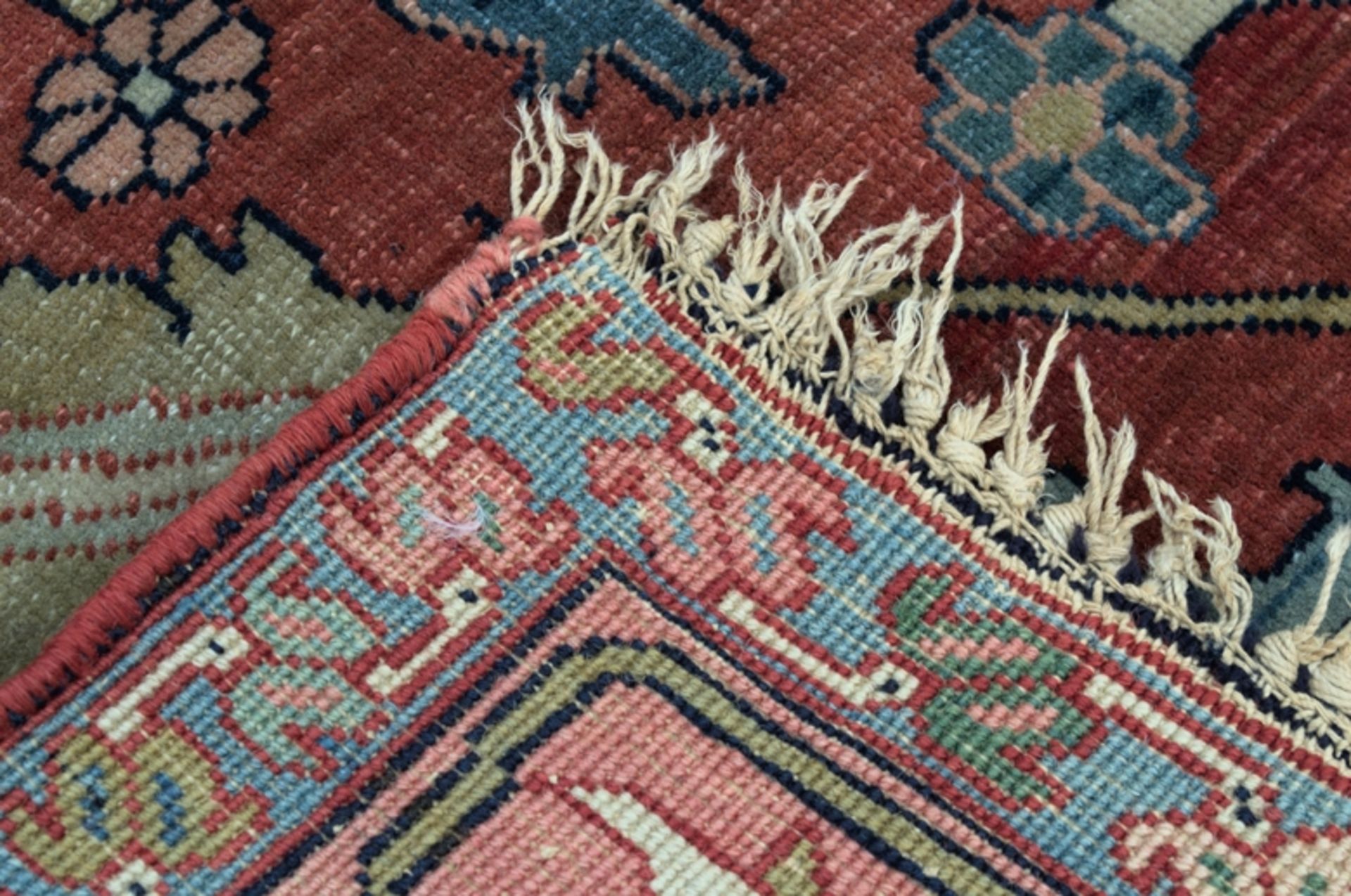 Antiker Teppich, Persien Anfang 20. Jhd. Schöner Erhalt, geringe Alters- & Gebrauchsspuren, wenige - Bild 11 aus 12