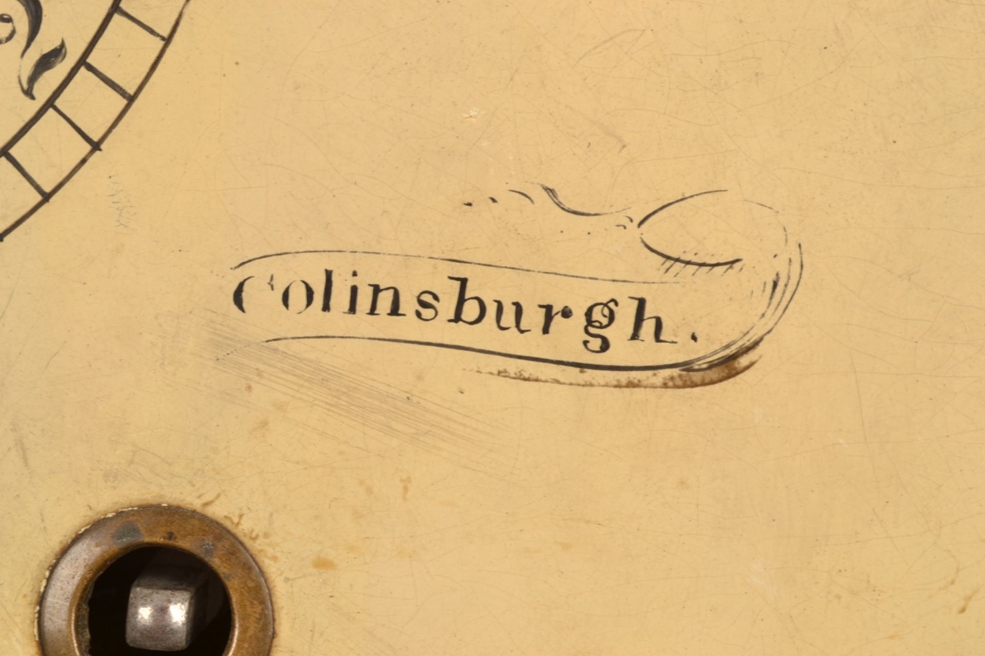 Antike Bodenstanduhr, Schottland um 1820/30; Gehäuse aufwändig in Mahagoni massiv furniert und - Image 25 of 29