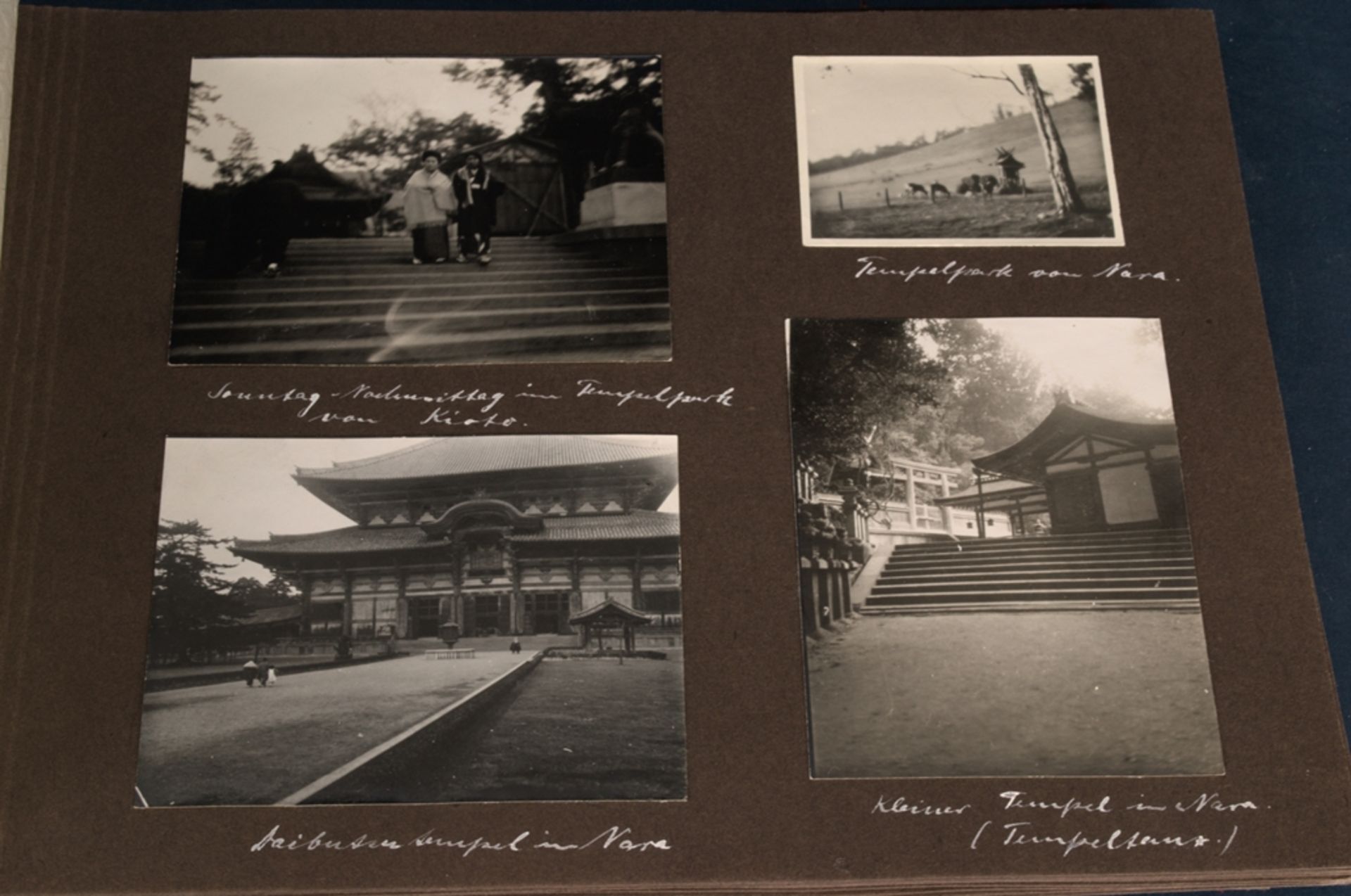 "Meine Ostasien- Seereise" von 1927 - 1928 auf der "M.S. Vogtland". Fotoalbum mit insgesamt ca. - Image 20 of 25