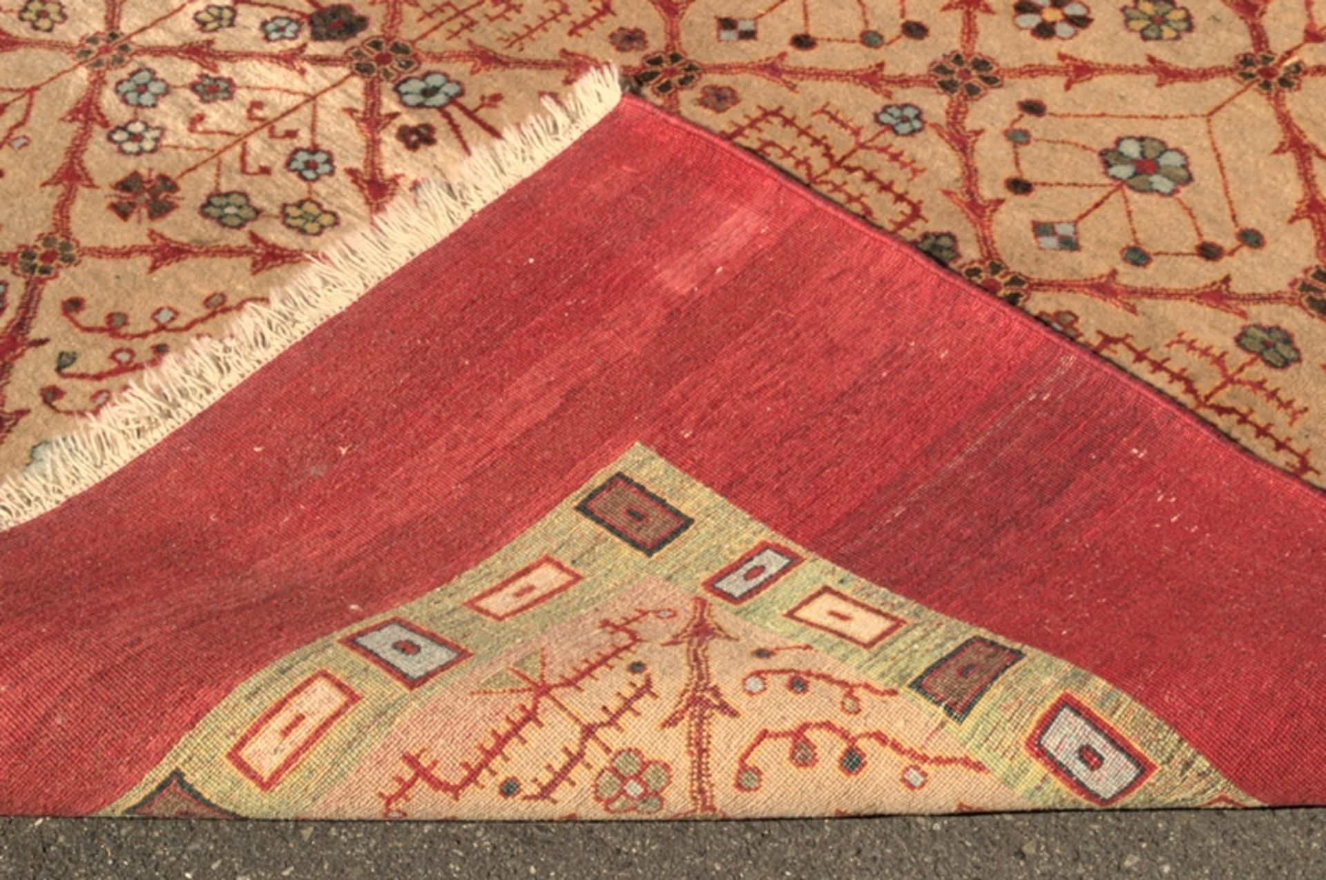 Moderner Gabbeh - Teppich, Wolle. ca. 188 x 270 cm. Guter gebrauchter, ungereinigter Erhalt. 20./ - Bild 9 aus 9