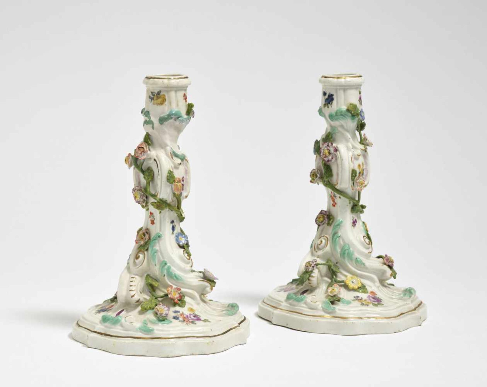 A pair of candlesticks