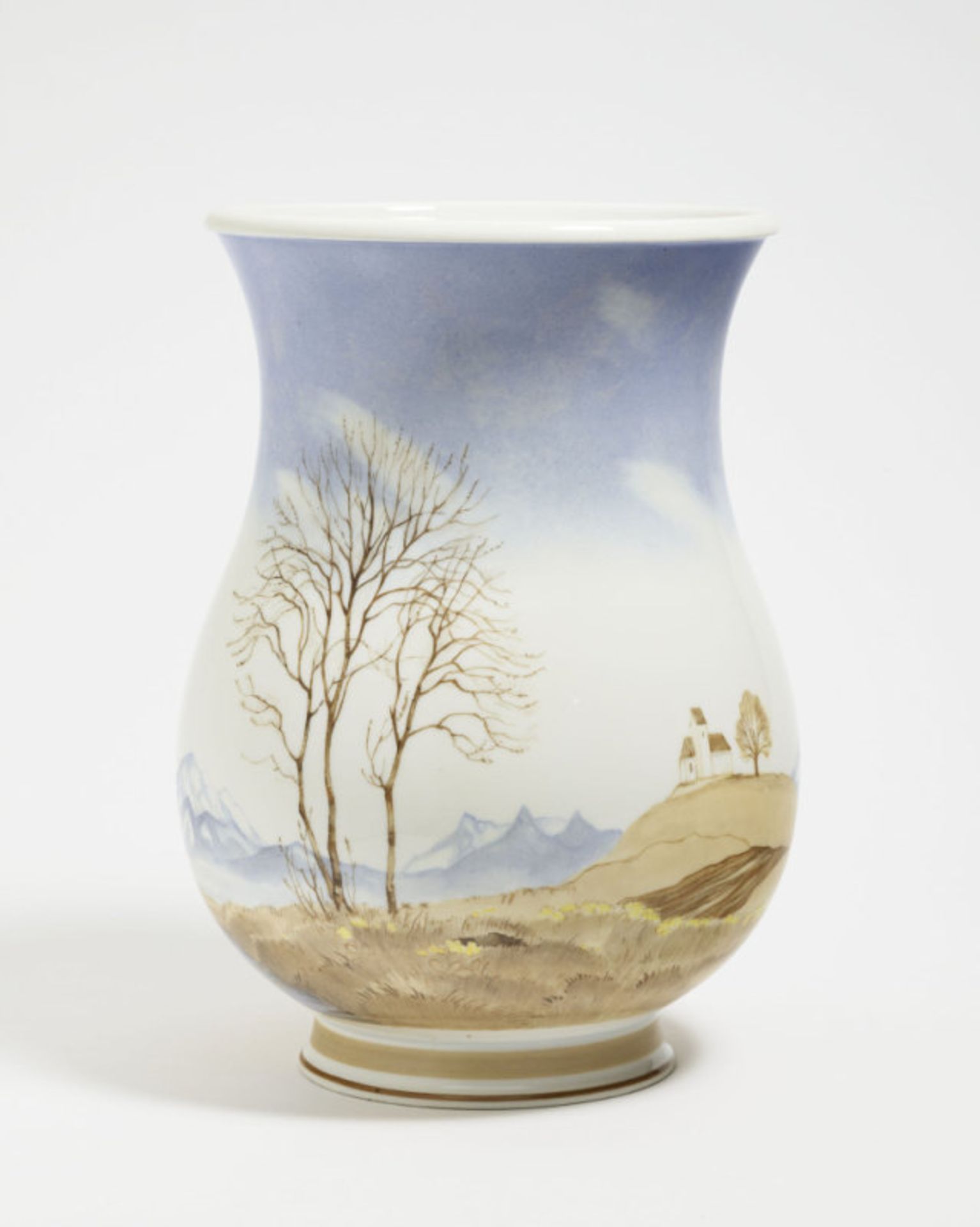 A vase ''Early Spring in Upper Bavaria''