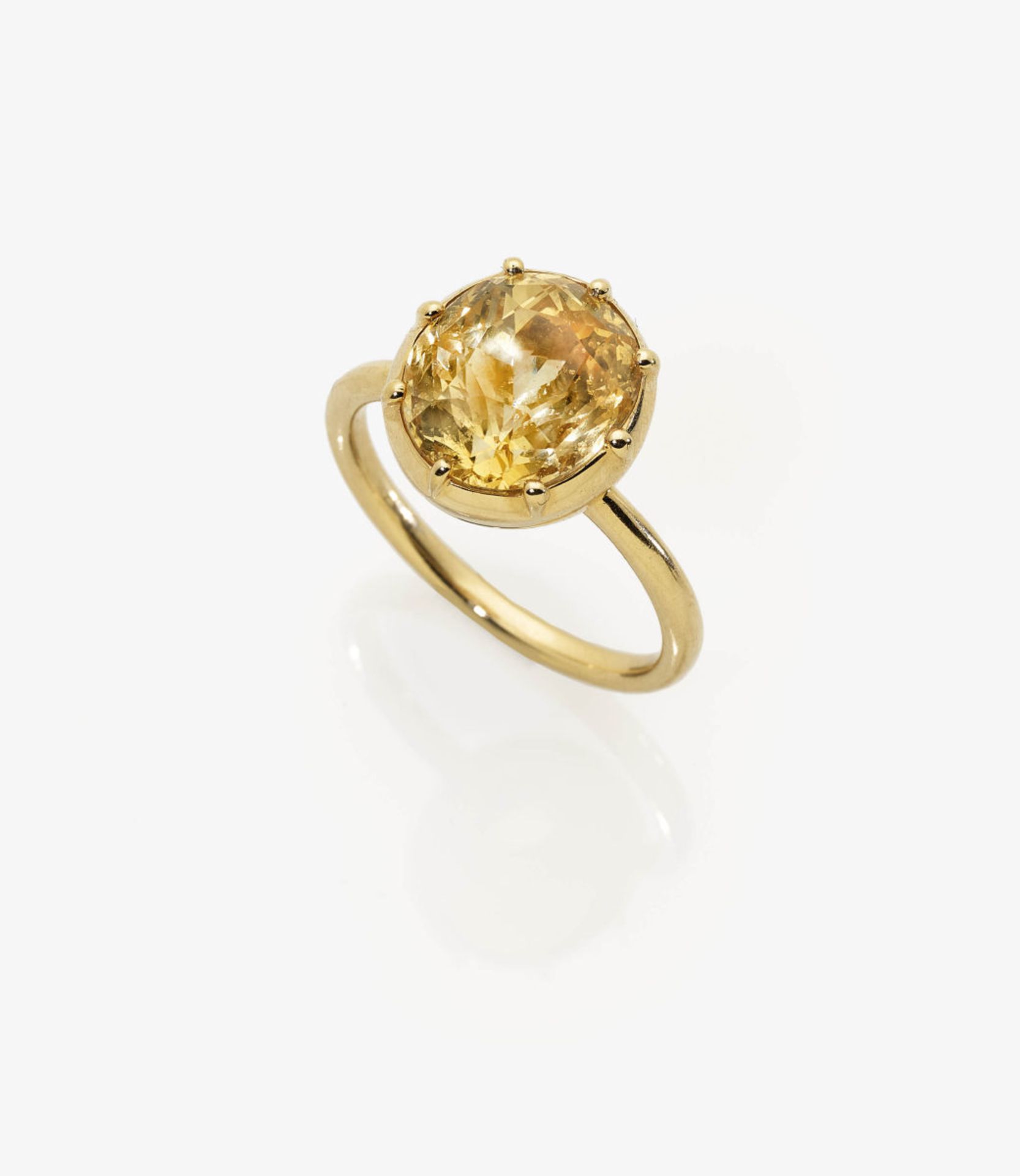 A Yellow Sapphire Ring