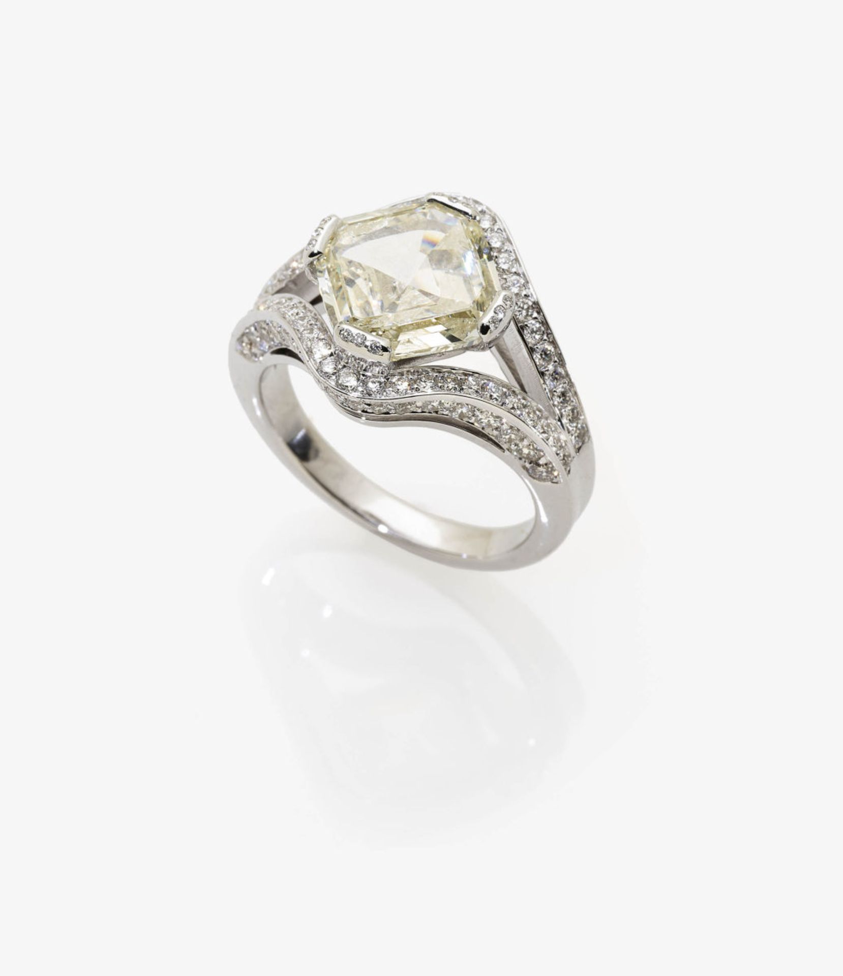 A Diamond Cocktail Ring