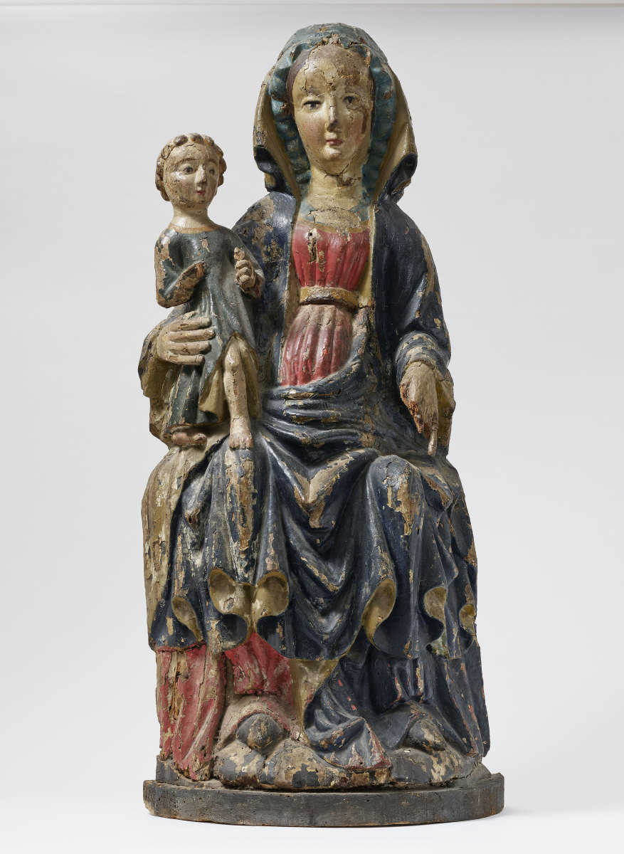 Thronende Maria mit Kind