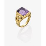 Ring mit Amethyst