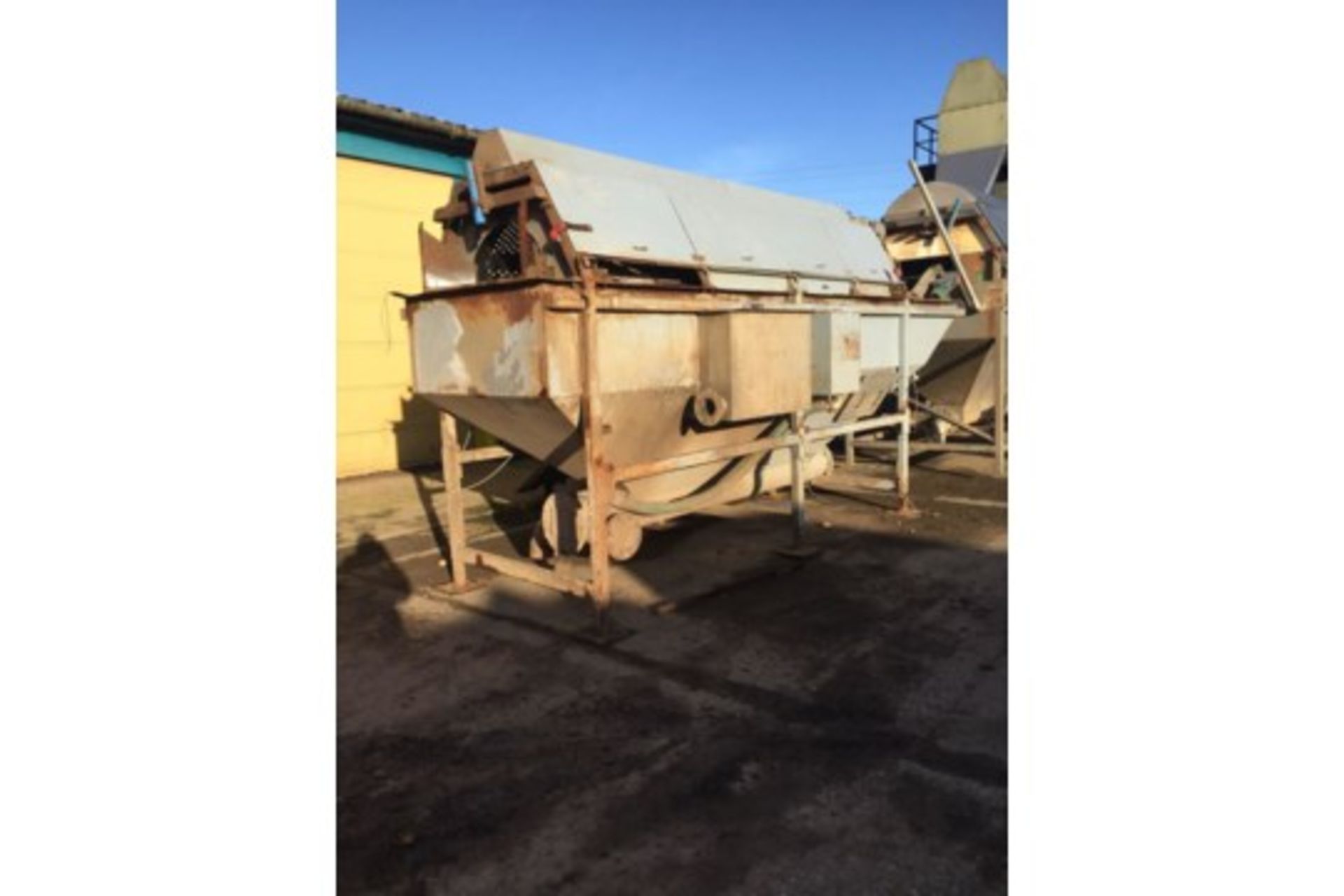 Root veg washer stainless steel barrel