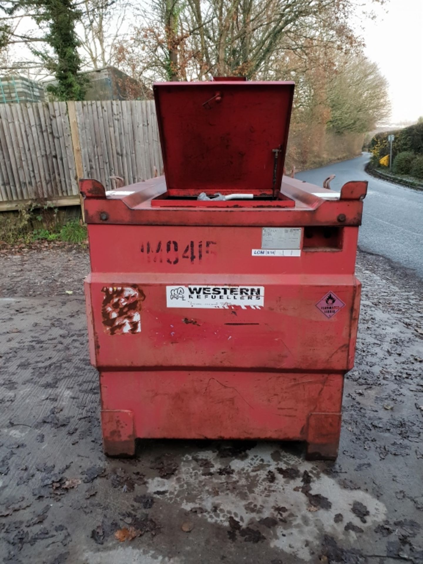 Western Transcube 2000 Litre Bunded Diesel Tank. - Image 4 of 4