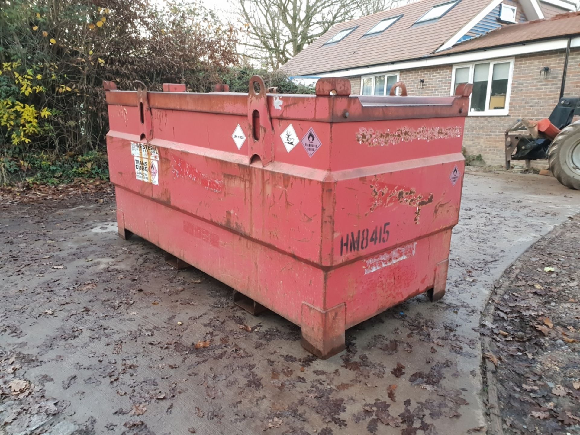 Western Transcube 2000 Litre Bunded Diesel Tank. - Image 2 of 4