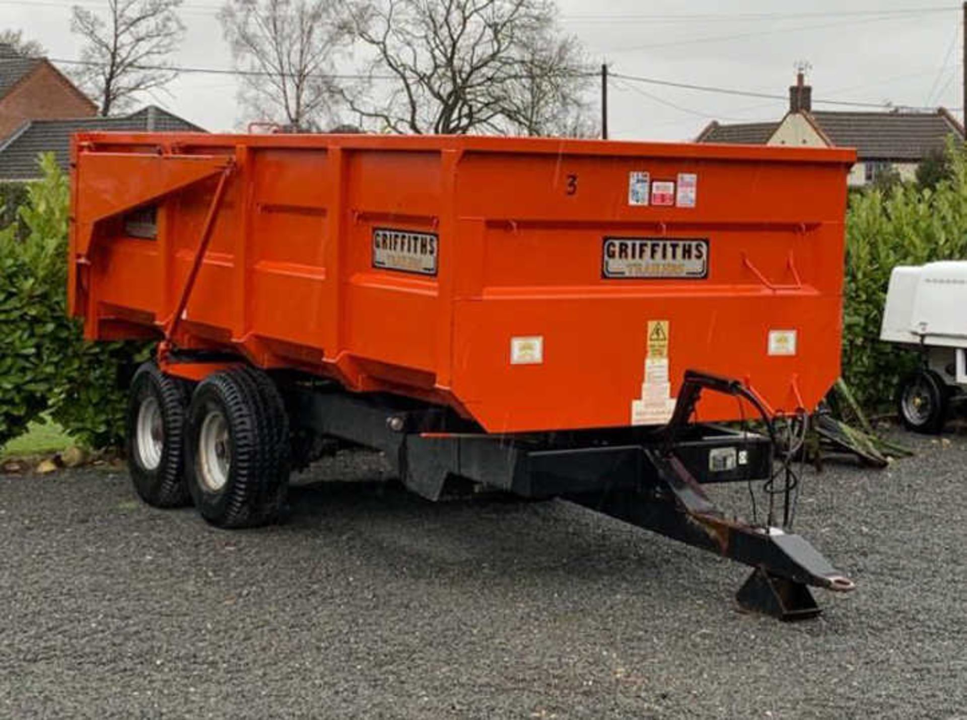 Griffiths 8ton tipping trailer