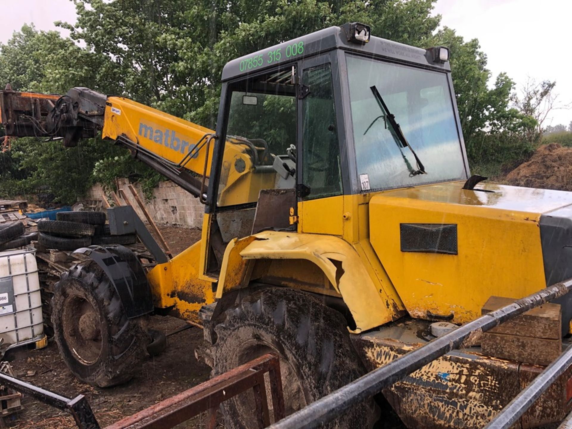 MATBRO TR250 TELEHANDLER, VENDOR ADVISES NEEDS HYDRAULIC PUMP AND WAS WORKING UNTIL IT FAILED - Image 5 of 6