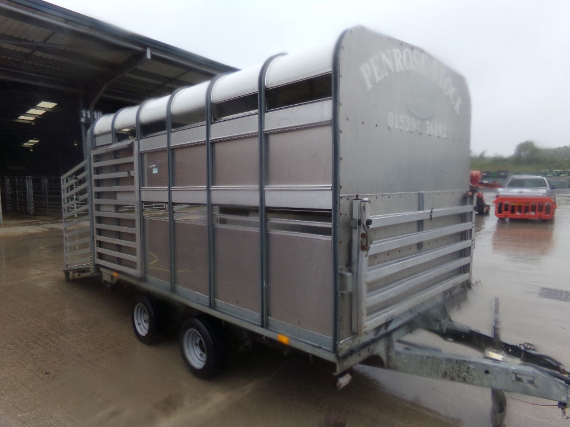 IFOR WILLIAMS 12FT LIVESTOCK TRAILER