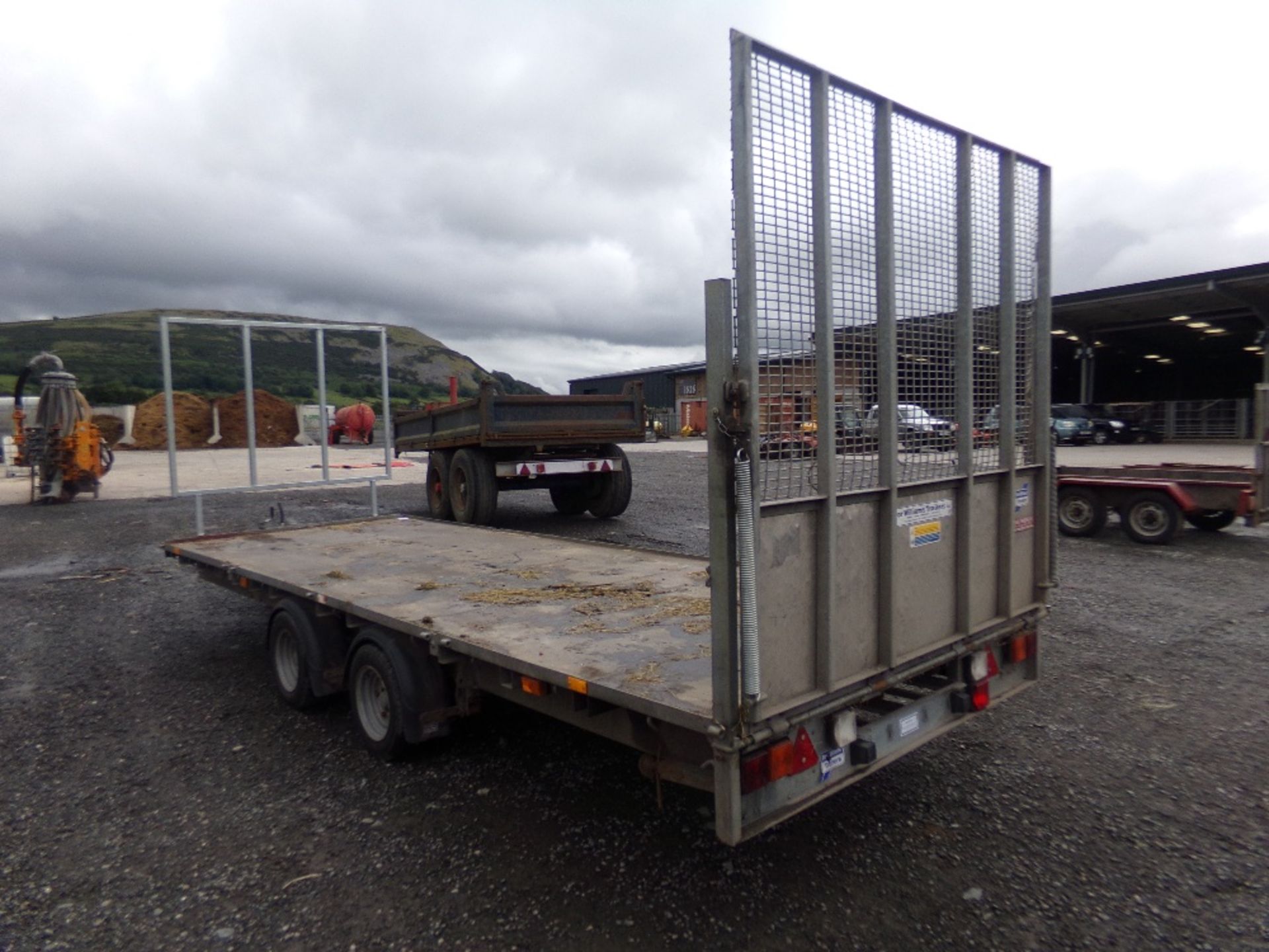 18FT IFOR WILLIAMS LM186 FLAT BED TRAILE - Image 4 of 5