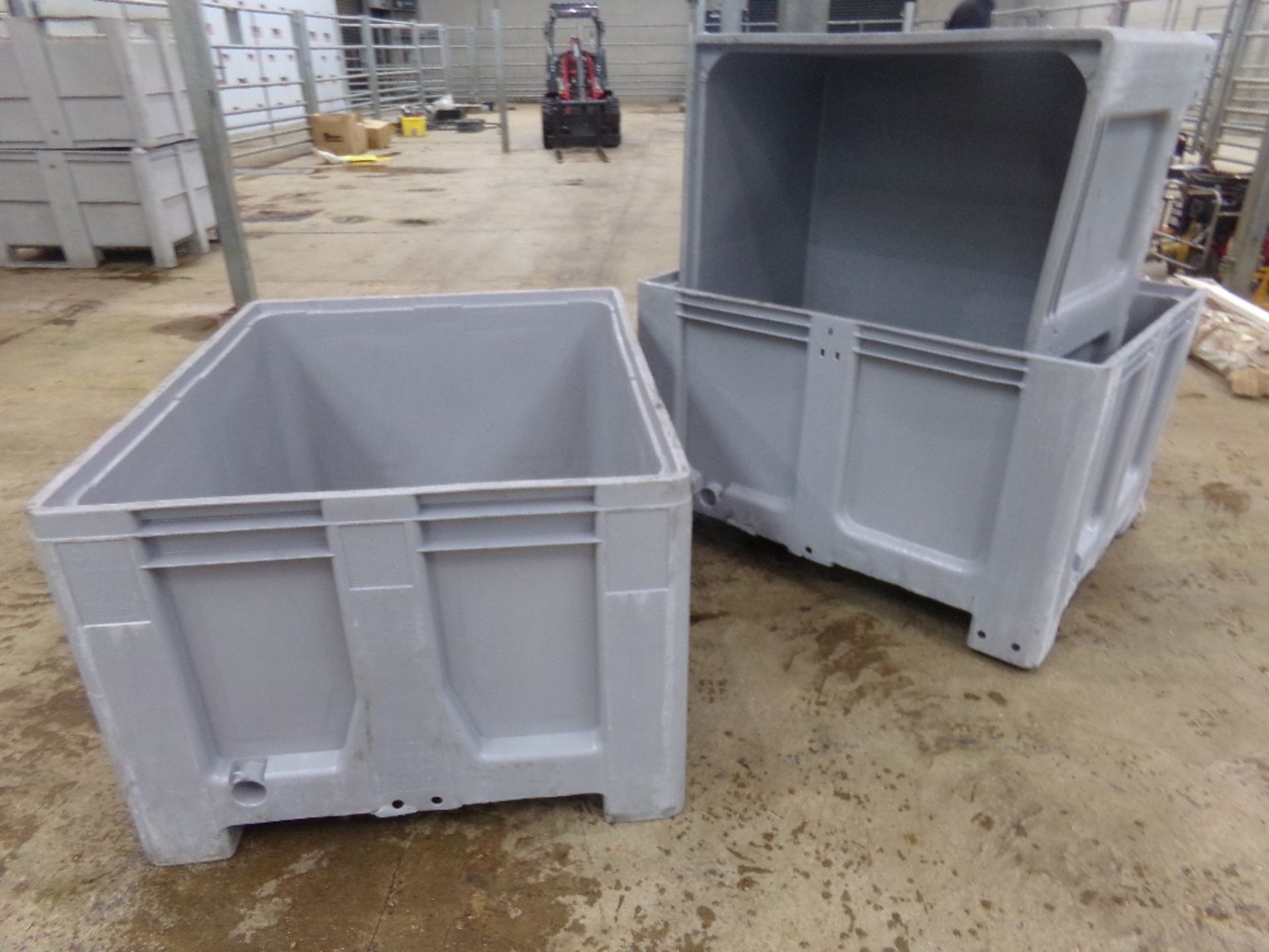 3 PLASTIC STORAGE BOXES - Image 2 of 2