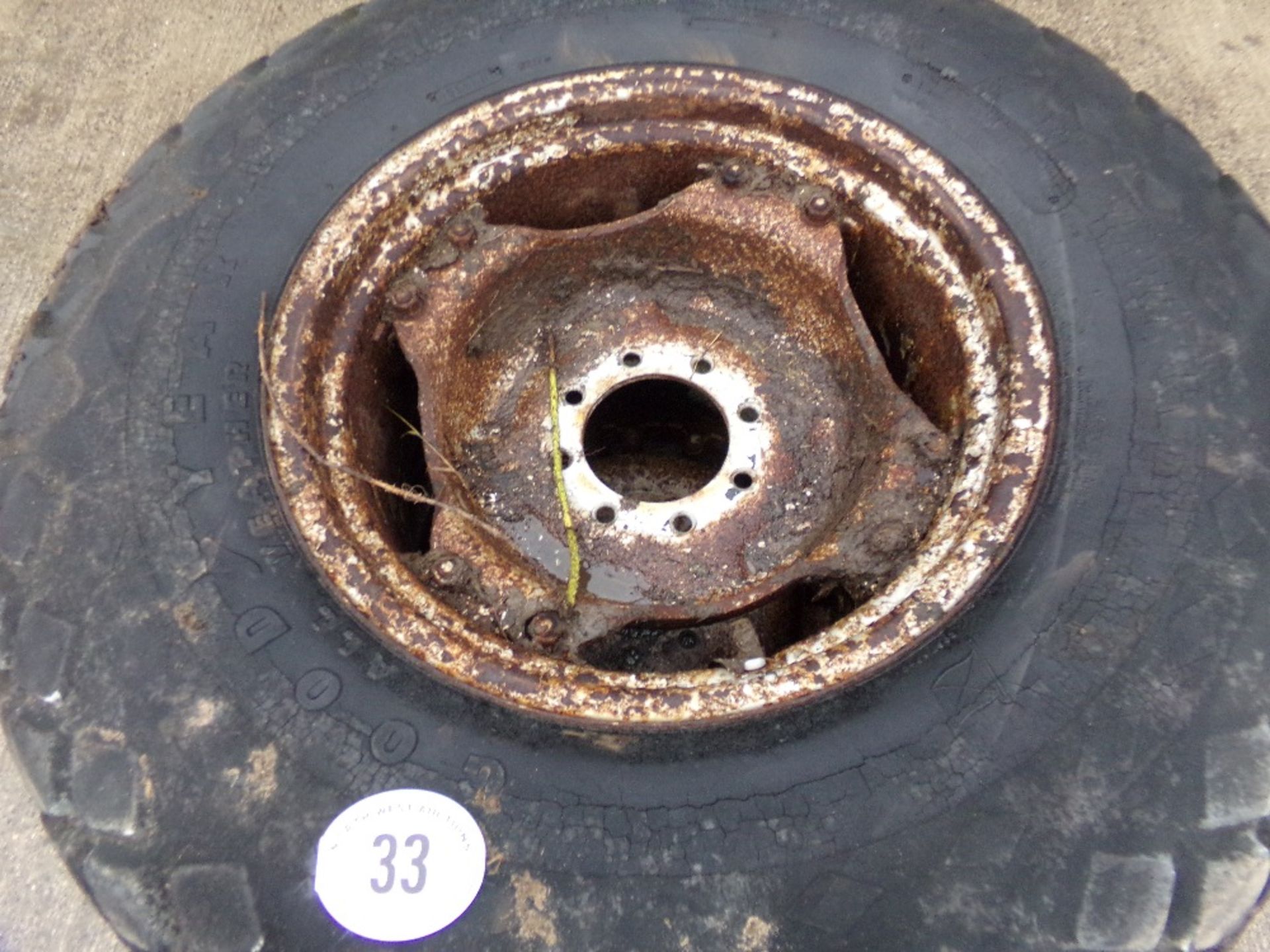 PAIR TRACTOR TURF WHEELS - Image 2 of 2