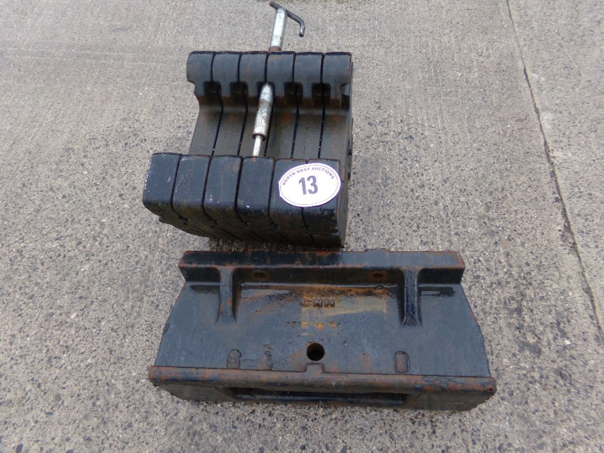 FRONT TRACTOR WEIGHTS WITH FRAME TO FIT