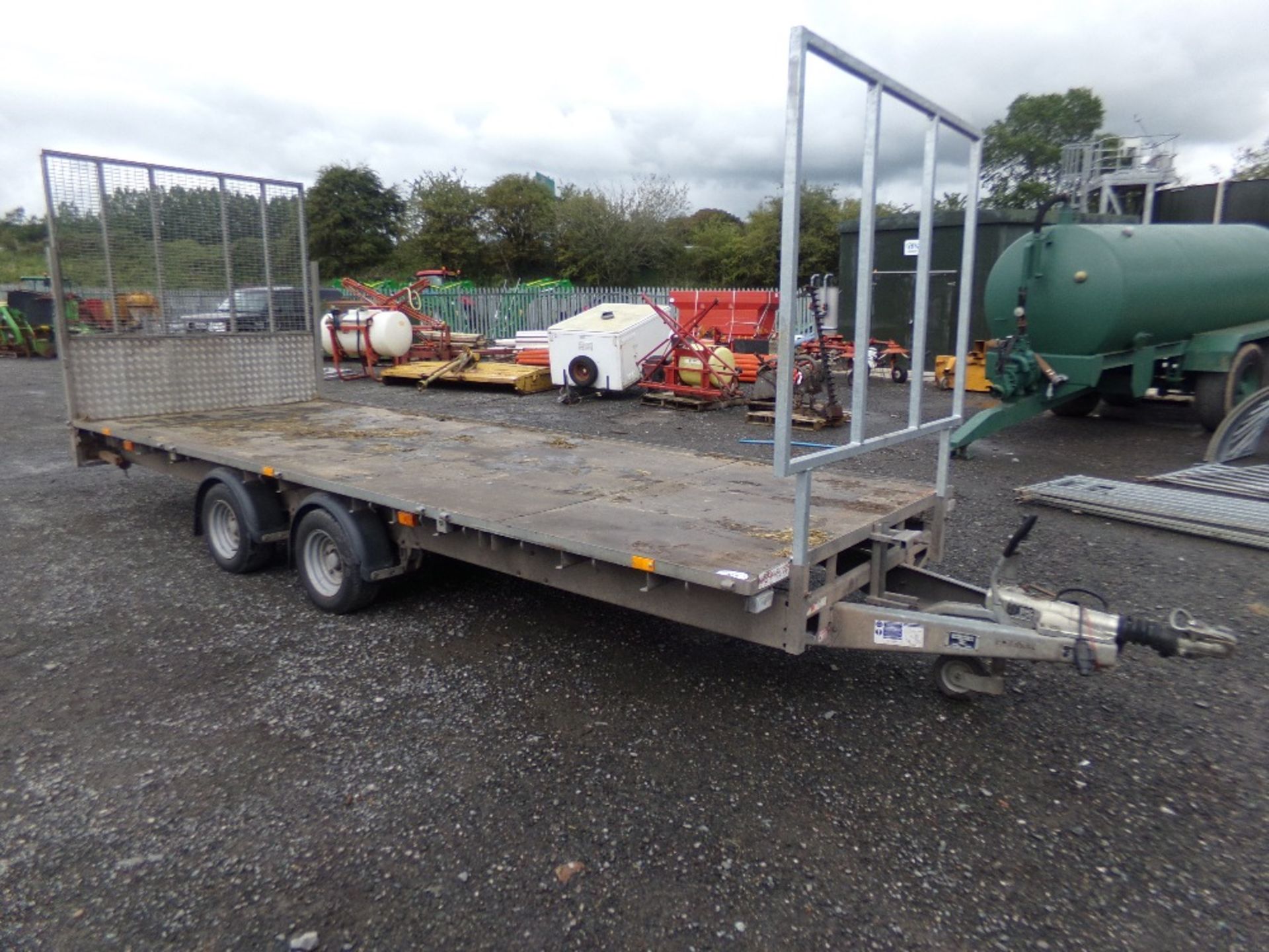 18FT IFOR WILLIAMS LM186 FLAT BED TRAILE