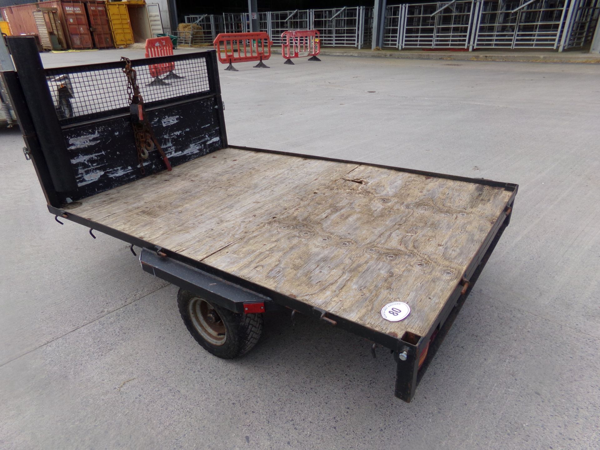 2 WHEEL CAR TRAILER (NO VAT)