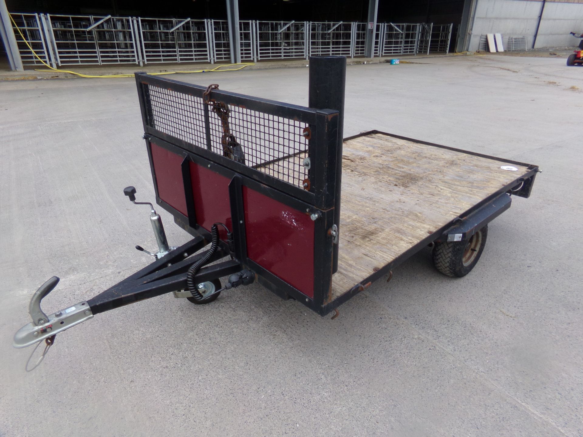 2 WHEEL CAR TRAILER (NO VAT) - Bild 2 aus 3