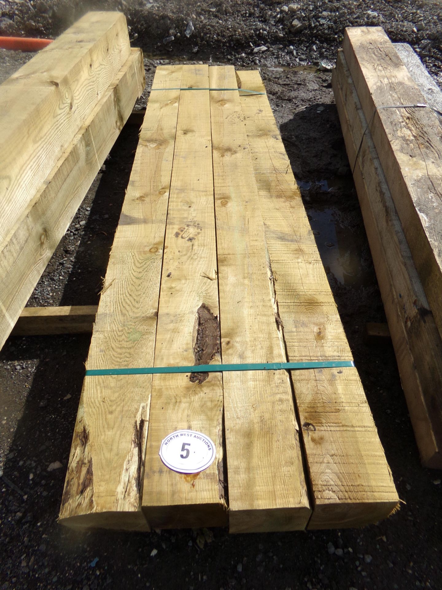 4 POSTS 6 SQUARE X 8FT LONG (+VAT) "