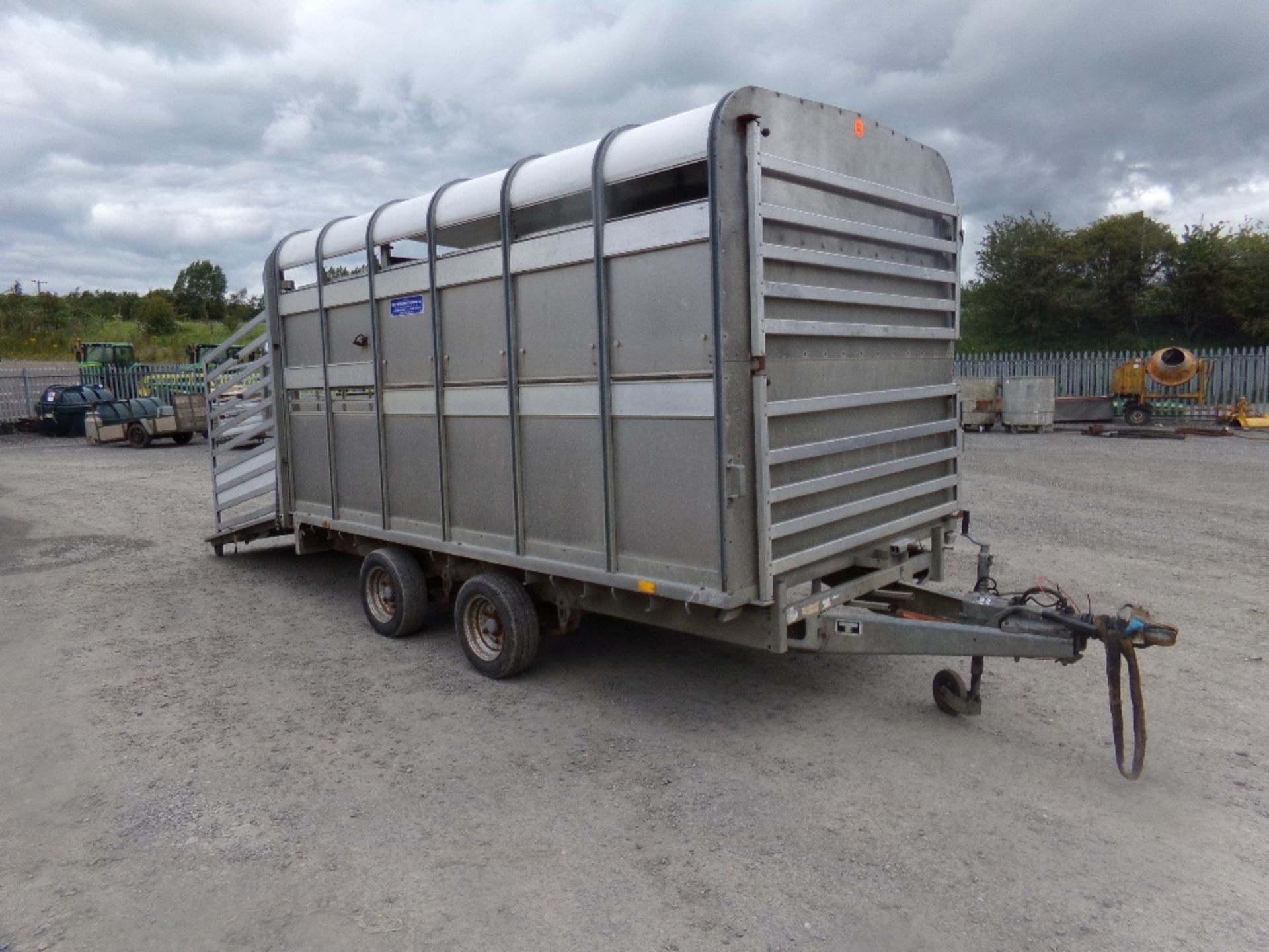 IFOR WILLIAMS 12FT CATTLE TRAILER WITH D