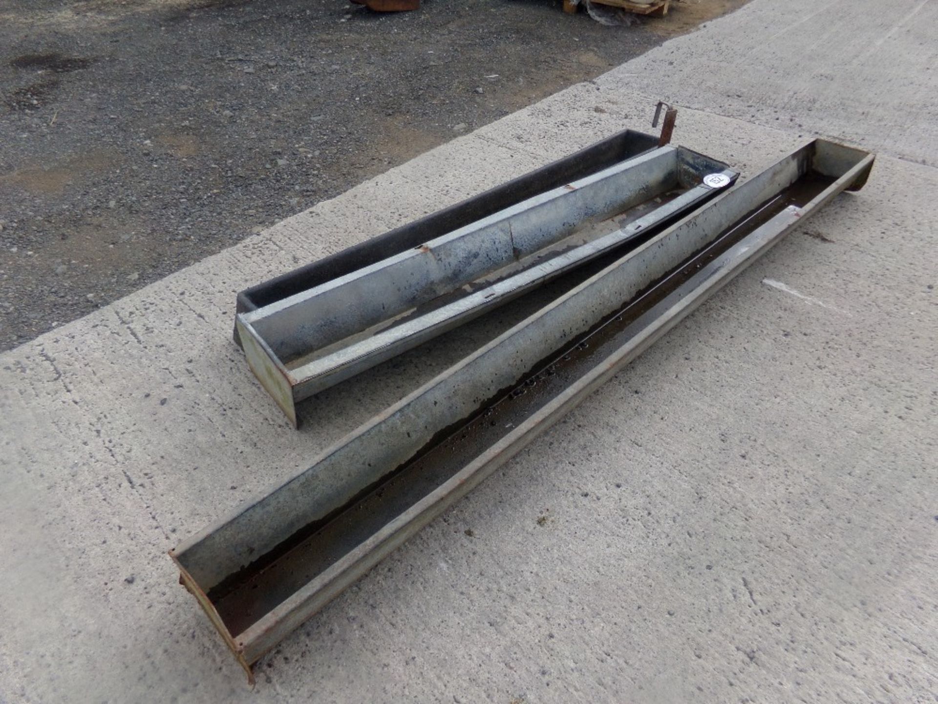 3 FEED TROUGHS (NO VAT)