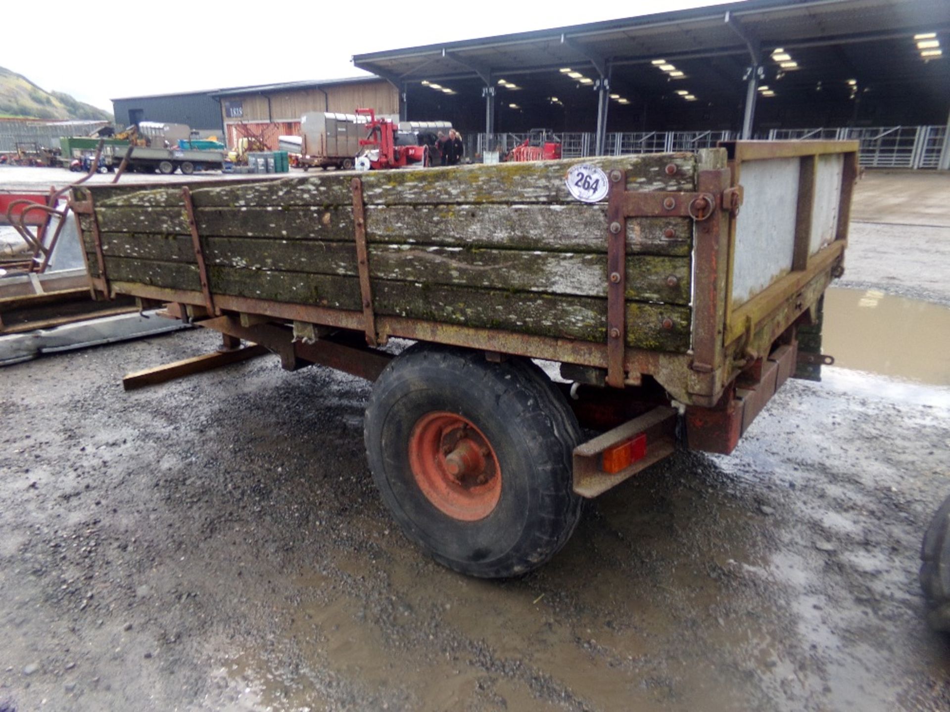 2 WHEEL TIPPING TRAILER